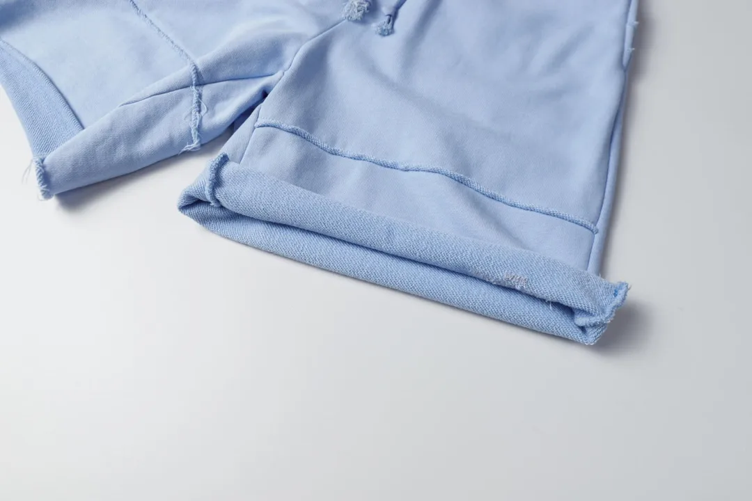 Logo-Embroidered Panelled Cotton-Jersey Shorts D19013247 — view 9