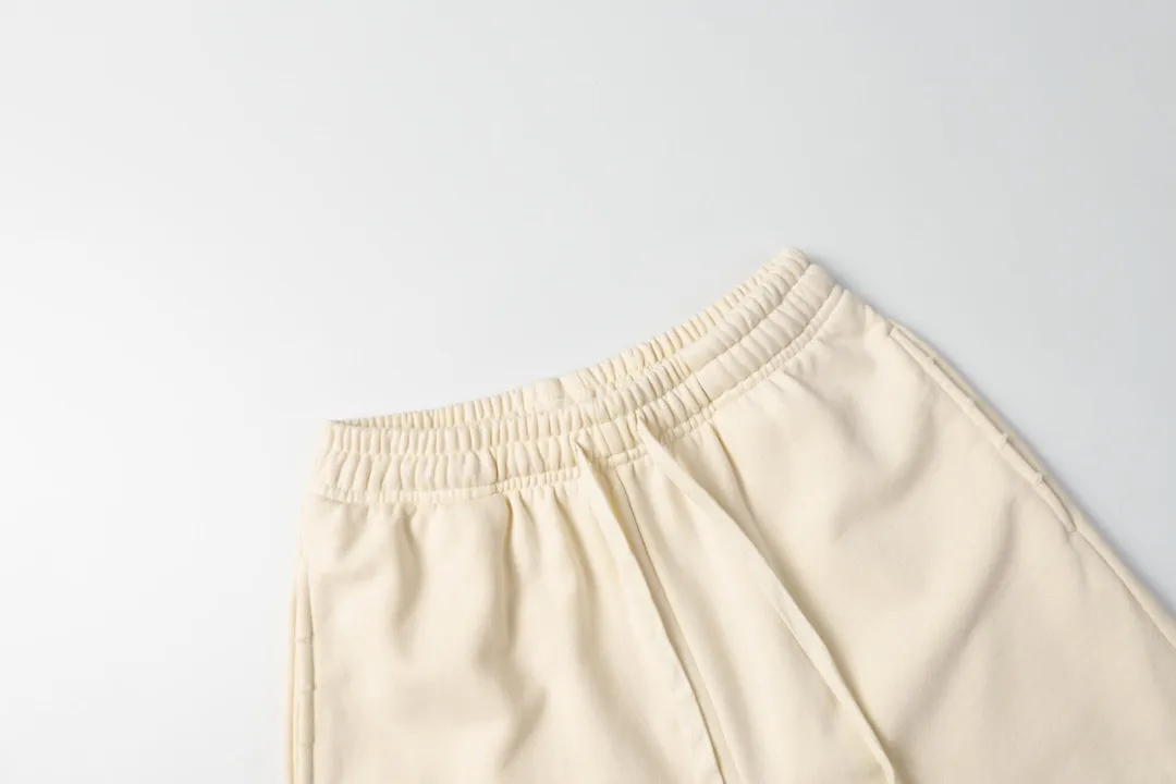 Logo-Embroidered Distressed Cotton-Jersey Shorts D19013246 — view 3