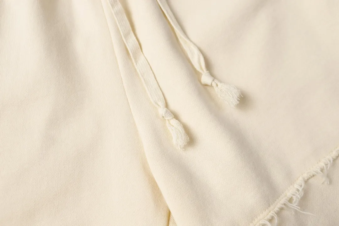 Logo-Embroidered Distressed Cotton-Jersey Shorts D19013246 — view 5