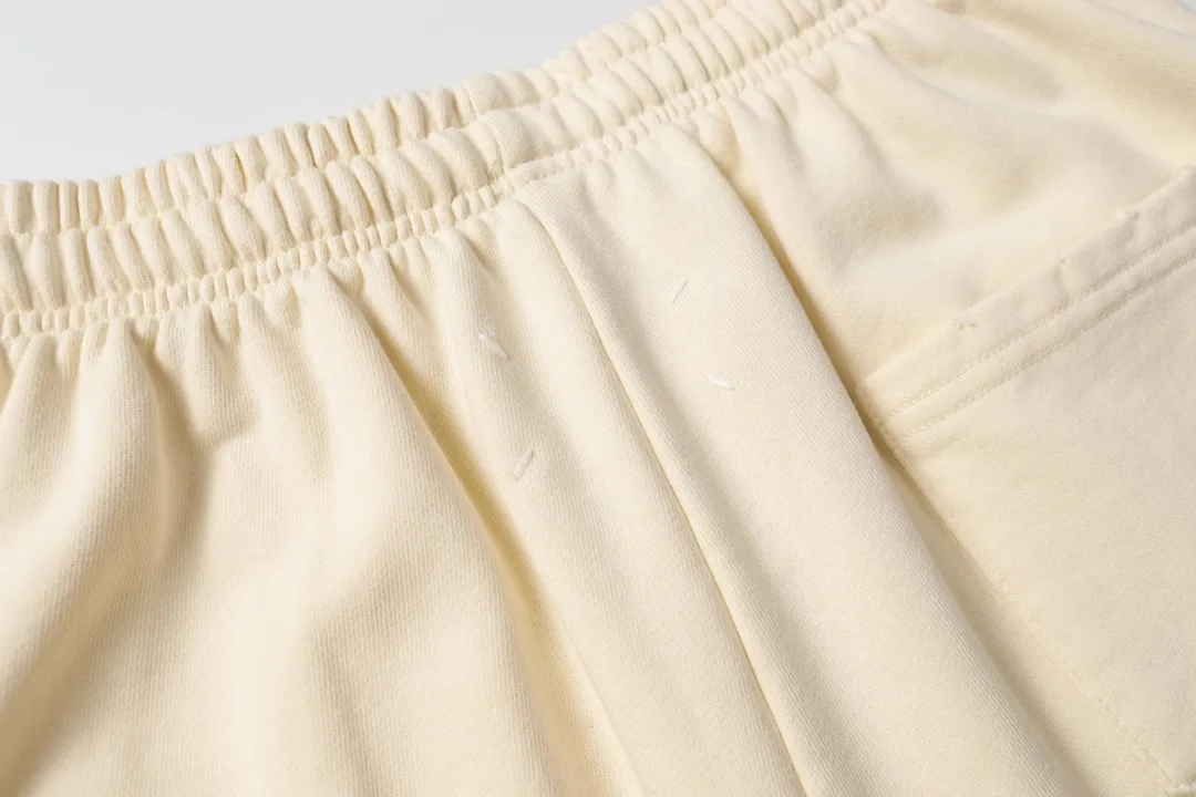 Logo-Embroidered Distressed Cotton-Jersey Shorts D19013246 — view 6