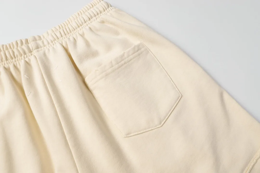 Logo-Embroidered Distressed Cotton-Jersey Shorts D19013246 — view 7