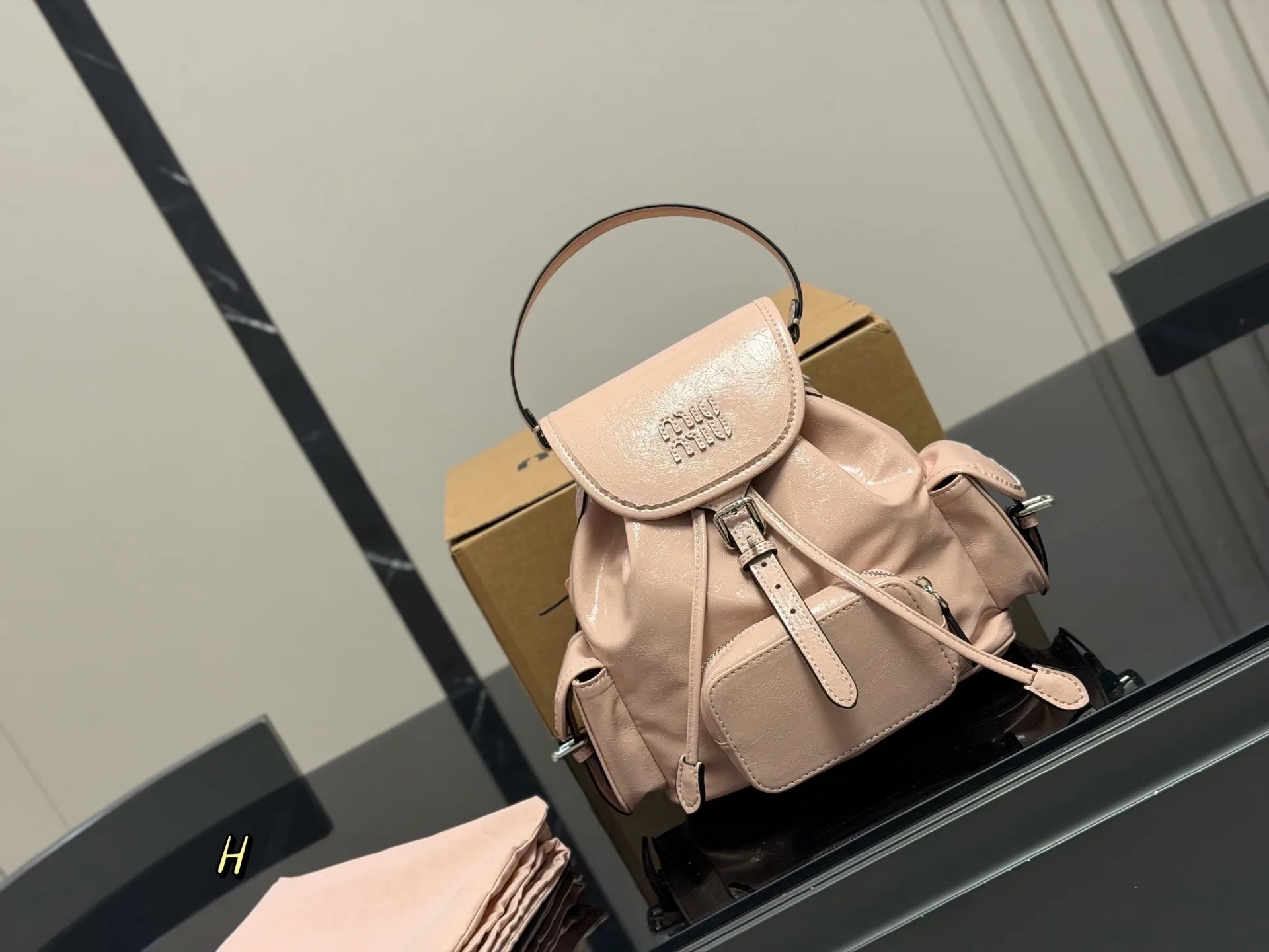 Miu Miu SS25 Mini Backpack D38011017 — view 4