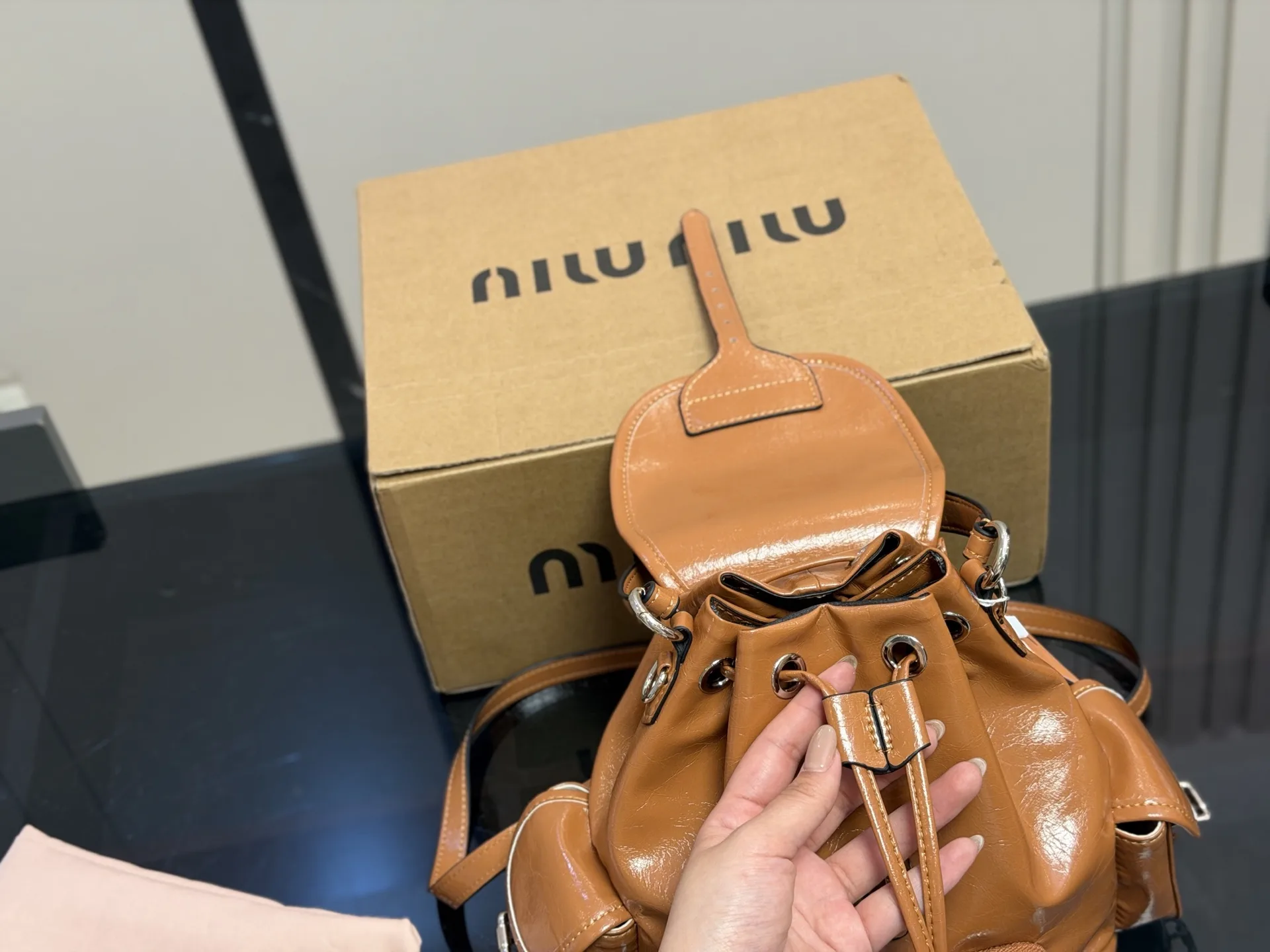 Miu Miu SS25 Mini Backpack D38011016 — view 3