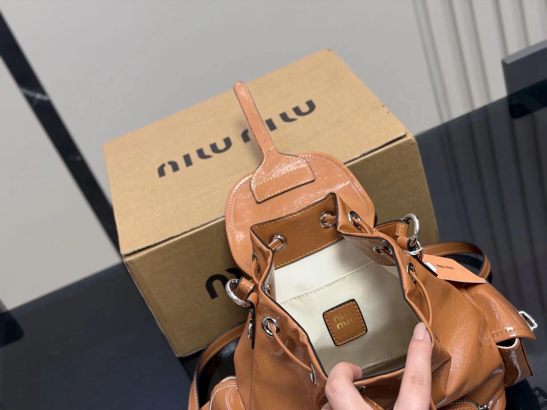 Miu Miu SS25 Mini Backpack D38011016 — view 4