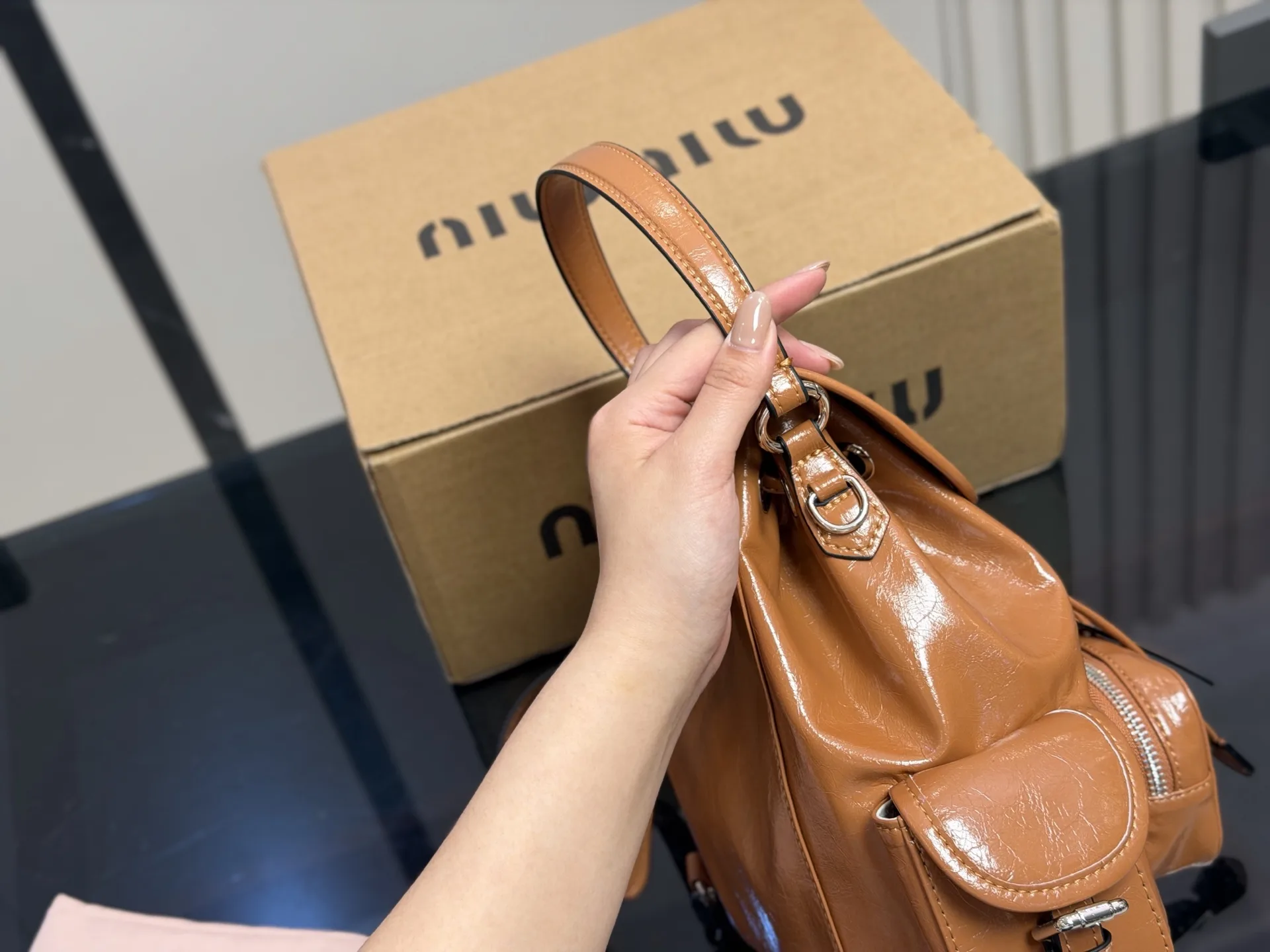 Miu Miu SS25 Mini Backpack D38011016 — view 6