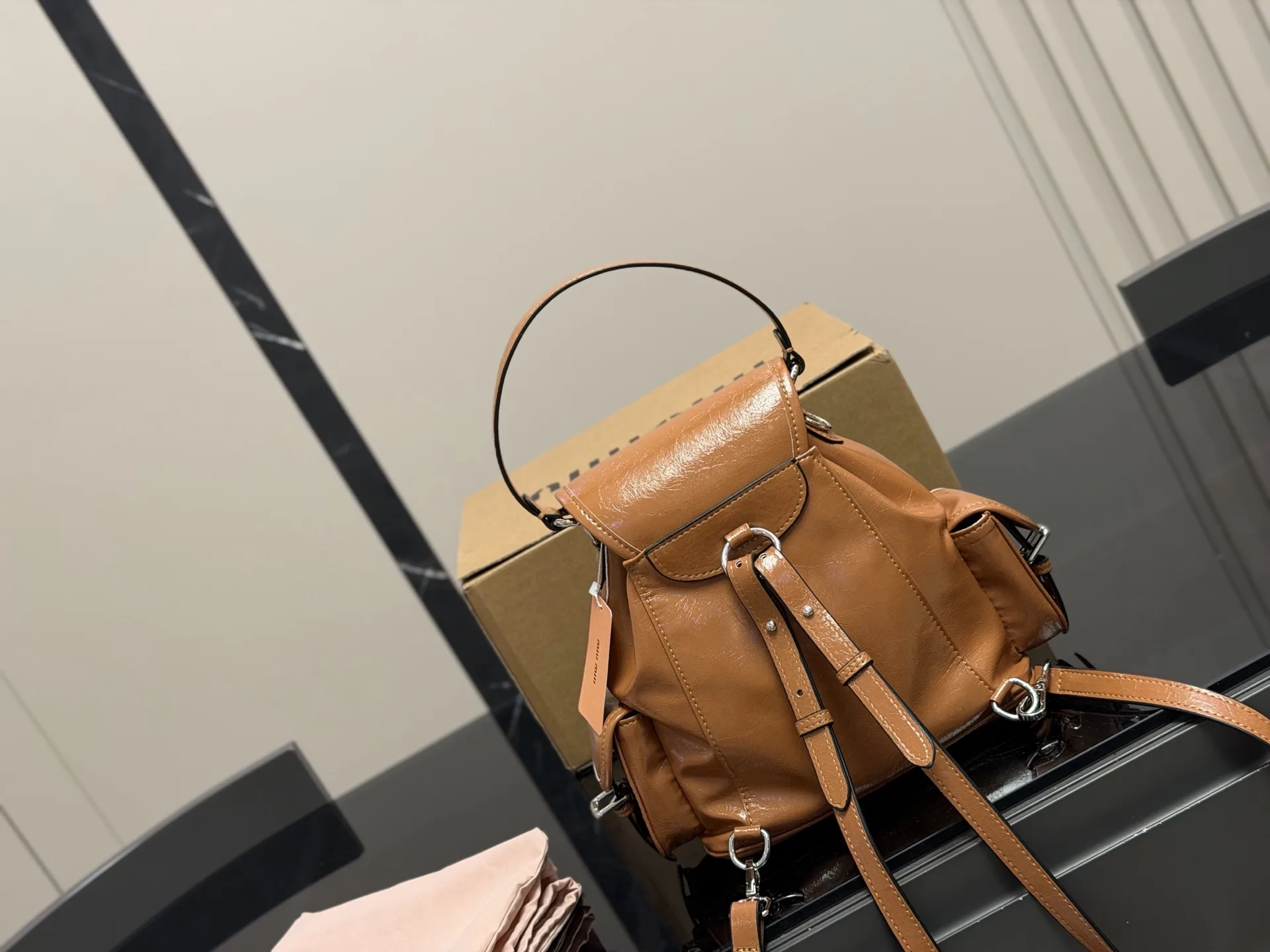 Miu Miu SS25 Mini Backpack D38011016 — view 7