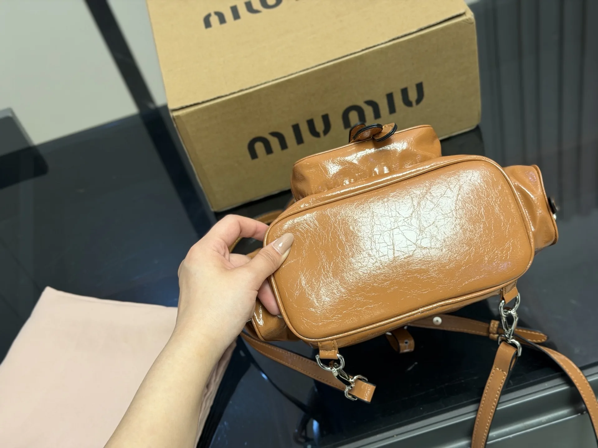 Miu Miu SS25 Mini Backpack D38011016 — view 8