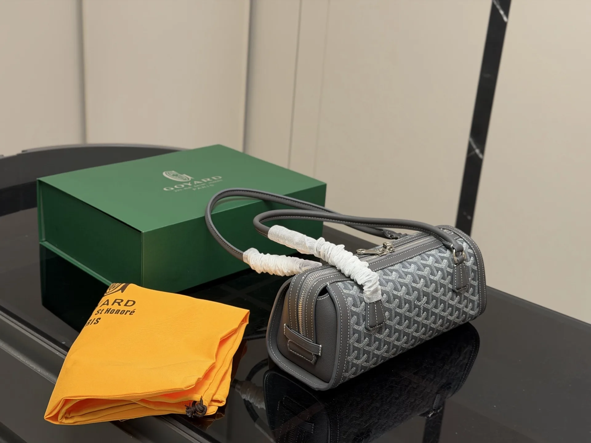 Goyard Cylindrical Shoulder Bag in Monogram Canvas D34011063 — view 8