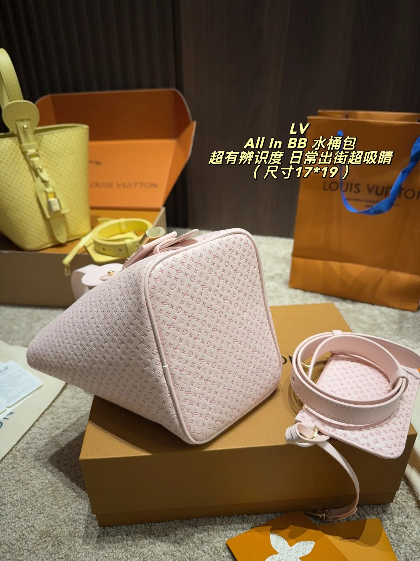 LV All In BB Monogram Canvas Bucket Bag D33011065 — view 5