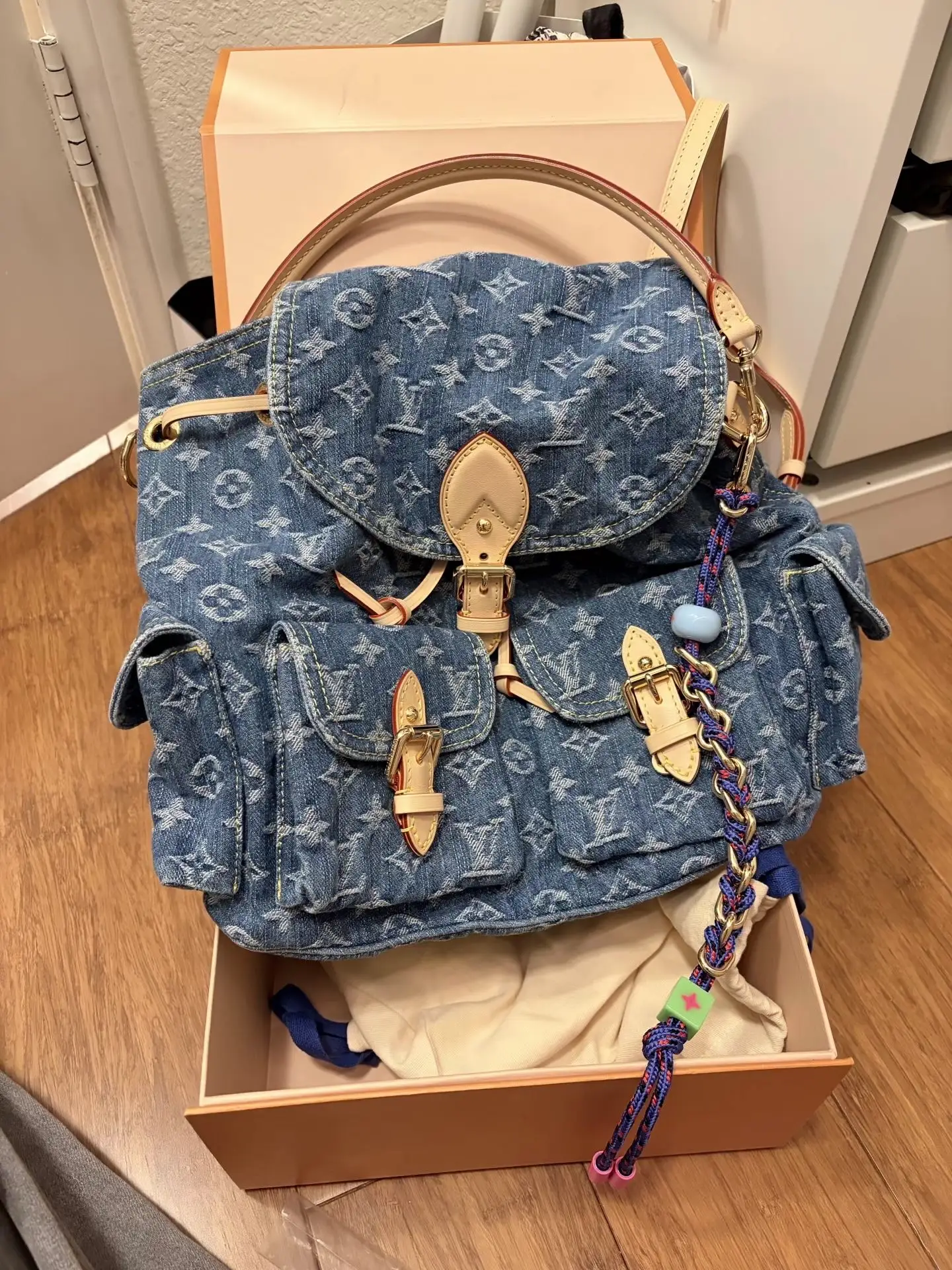 Louis Vuitton Monogram Denim Backpack D47011067