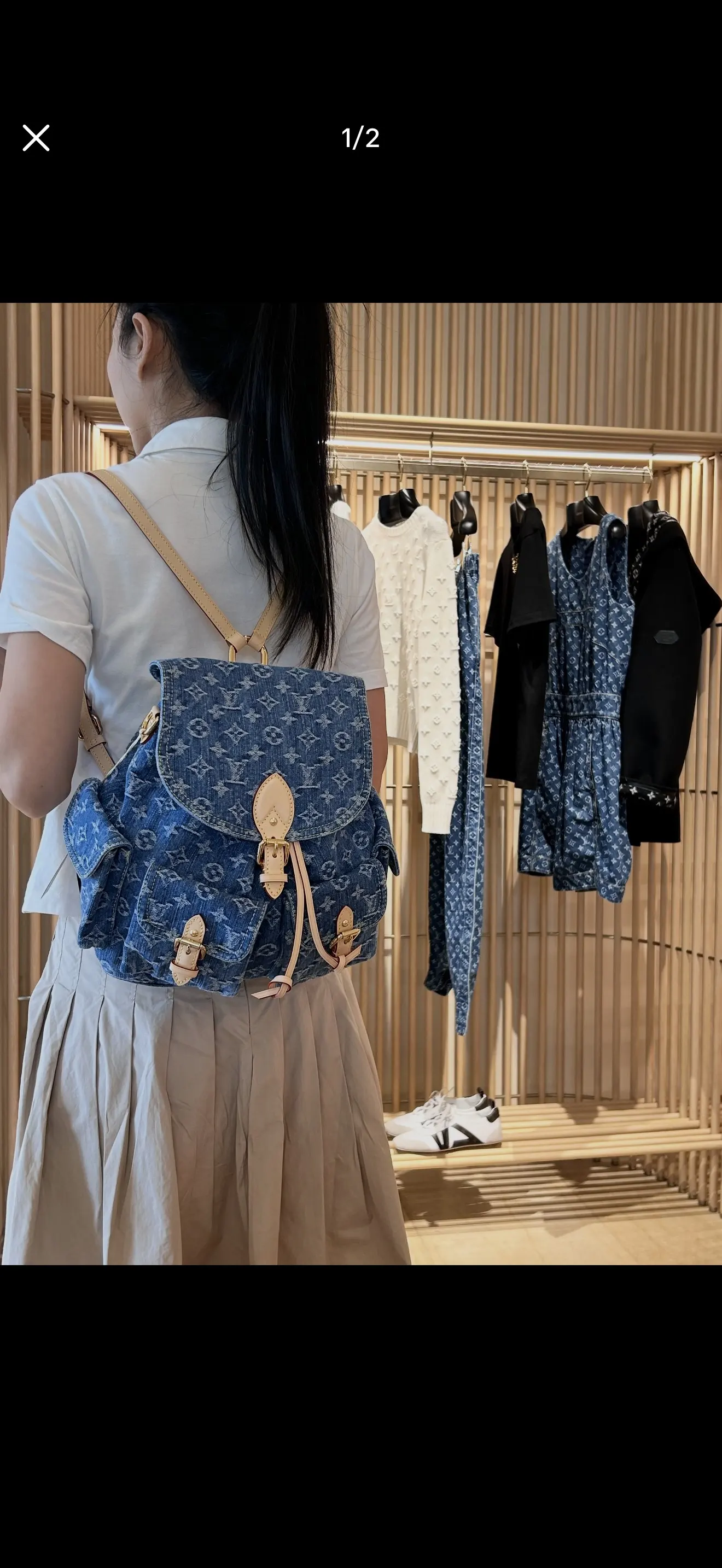 Louis Vuitton Monogram Denim Backpack D47011067 — view 4