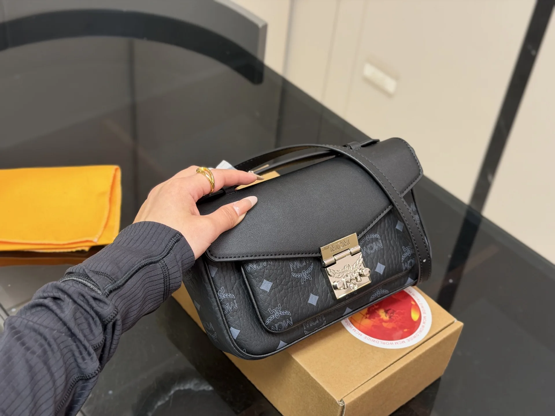 MCM Tracy Visetos Crossbody Bag D29011073 — view 2