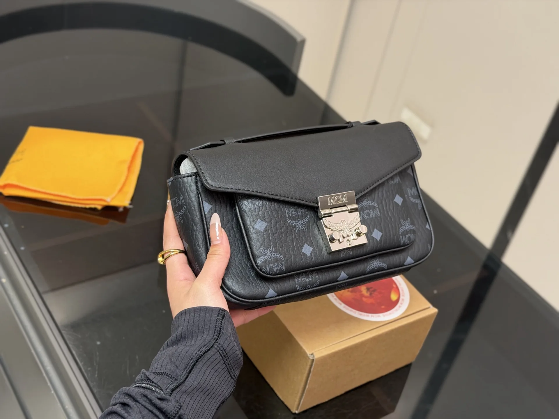 MCM Tracy Visetos Crossbody Bag D29011073 — view 5