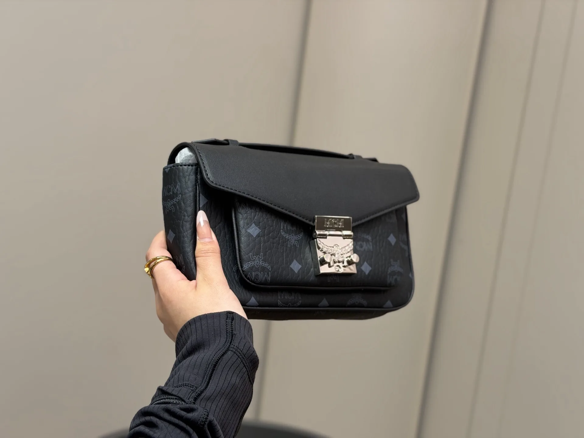 MCM Tracy Visetos Crossbody Bag D29011073 — view 9