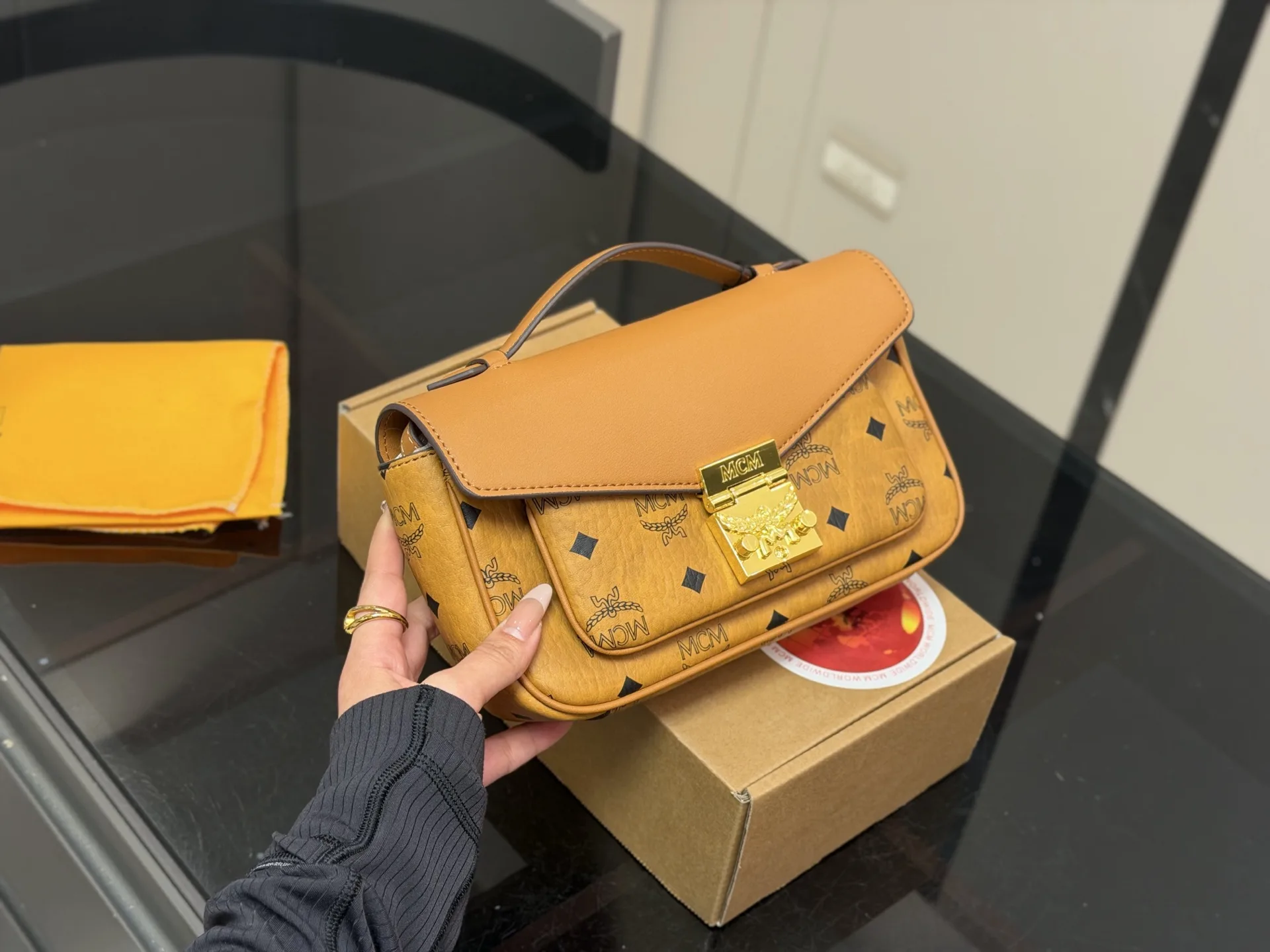 MCM Tracy Visetos Crossbody Bag D29011074