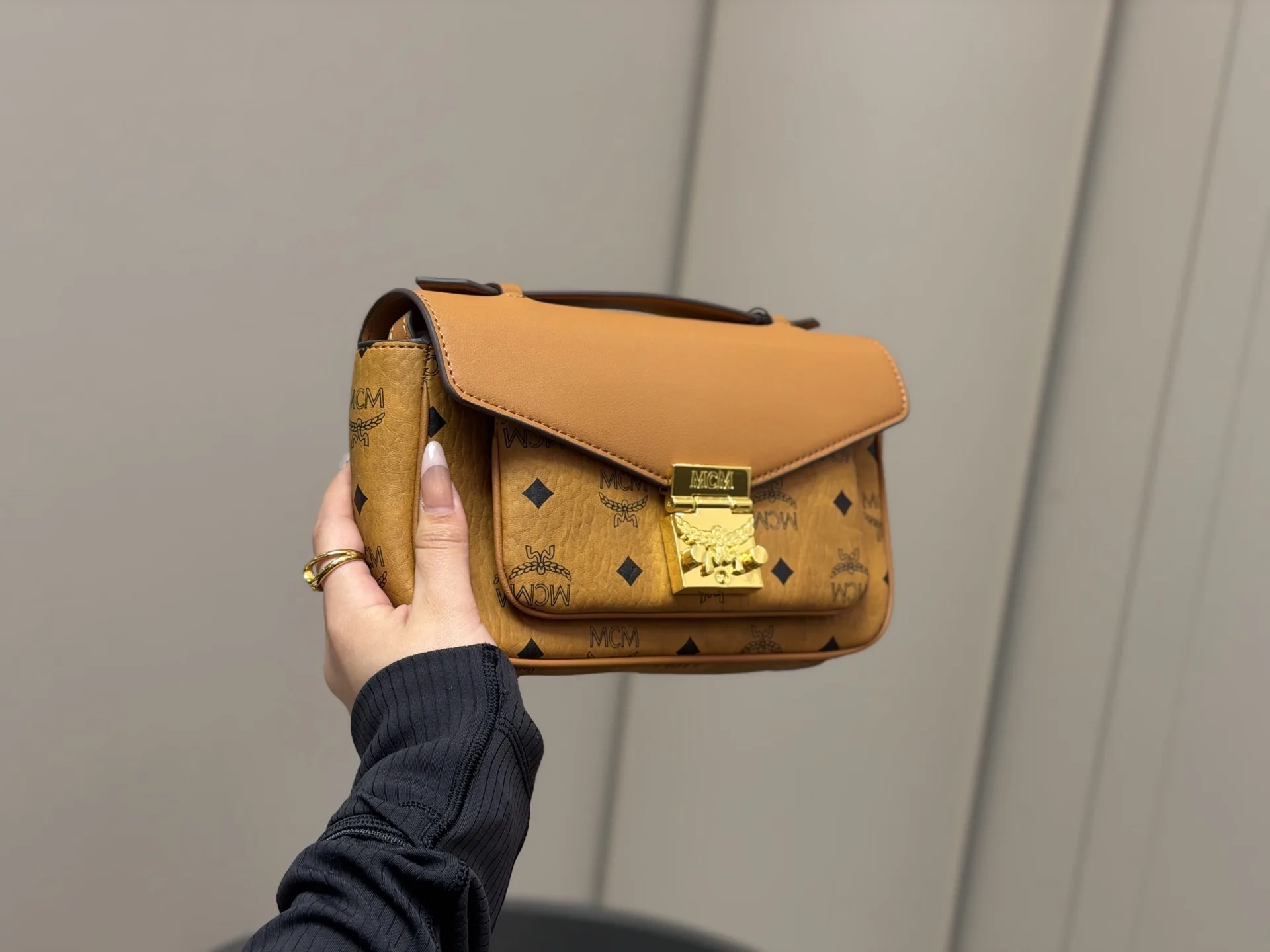 MCM Tracy Visetos Crossbody Bag D29011074 — view 9