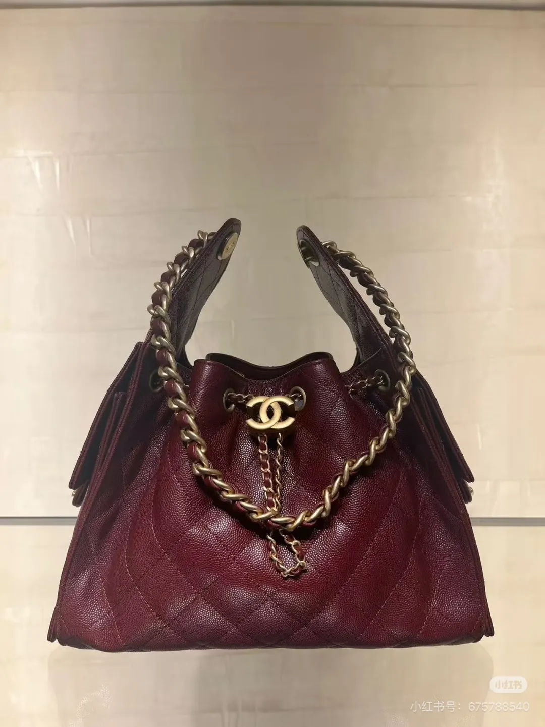 Chanel 25 Hobo Bucket Bag D39011081 — view 3