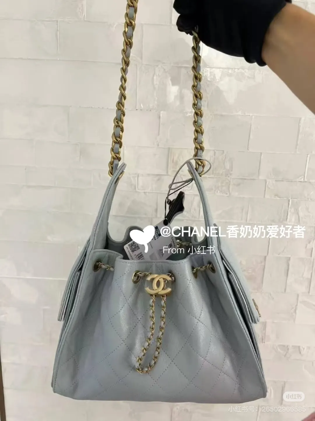 Chanel 25 Hobo Bucket Bag D39011081 — view 8