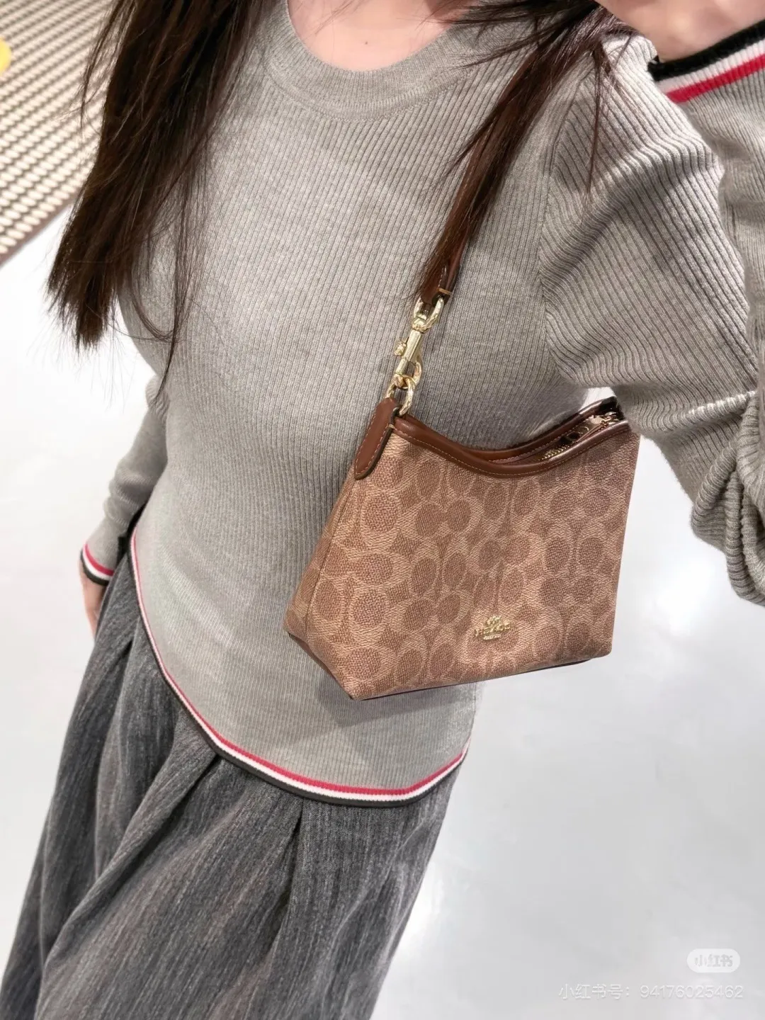 Coach Mini Signature Hobo Bag D28511083 — view 2