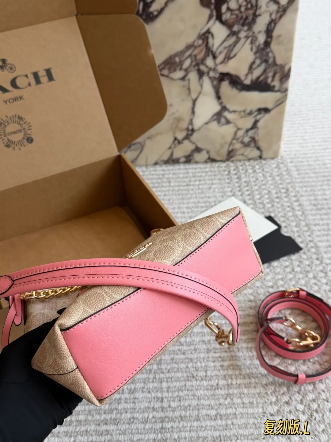 Coach Mini Hobo Bag with Strawberry Charms D28511085 — view 7