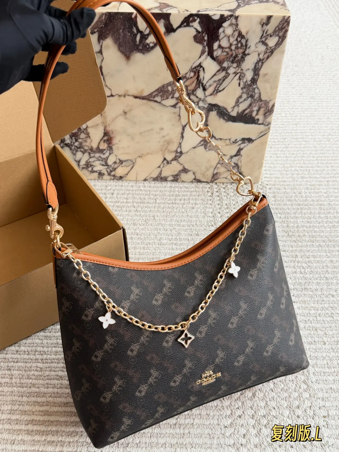 Coach Laurel Hobo Bag with Charms D23011086 — view 2