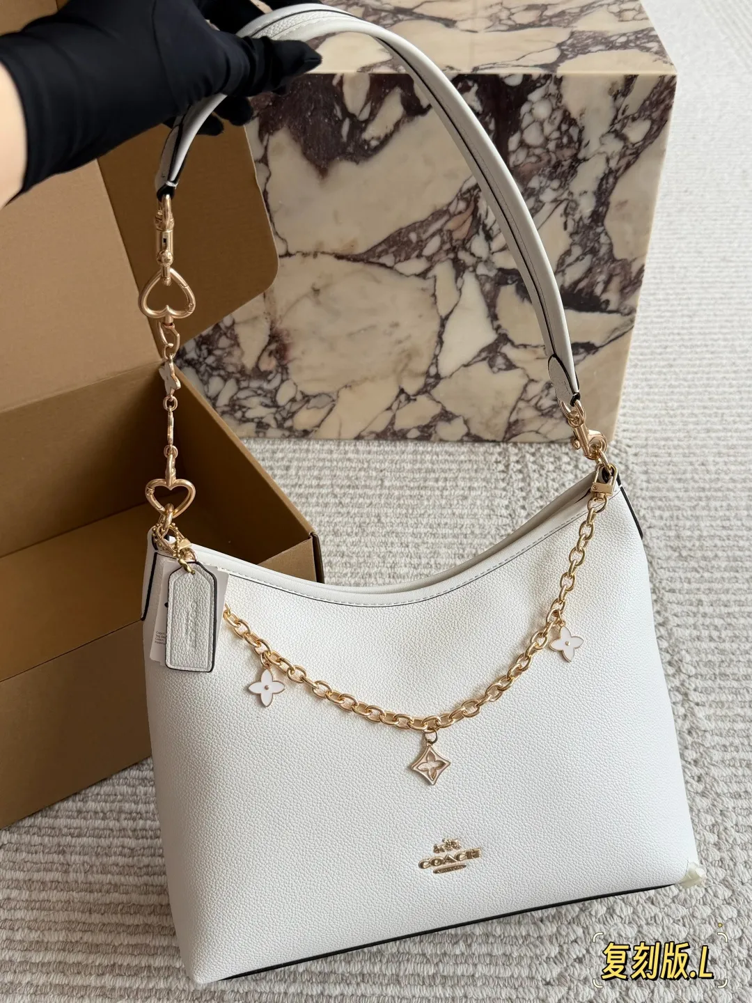 Coach Laurel Hobo Bag with Charms D23011086 — view 4