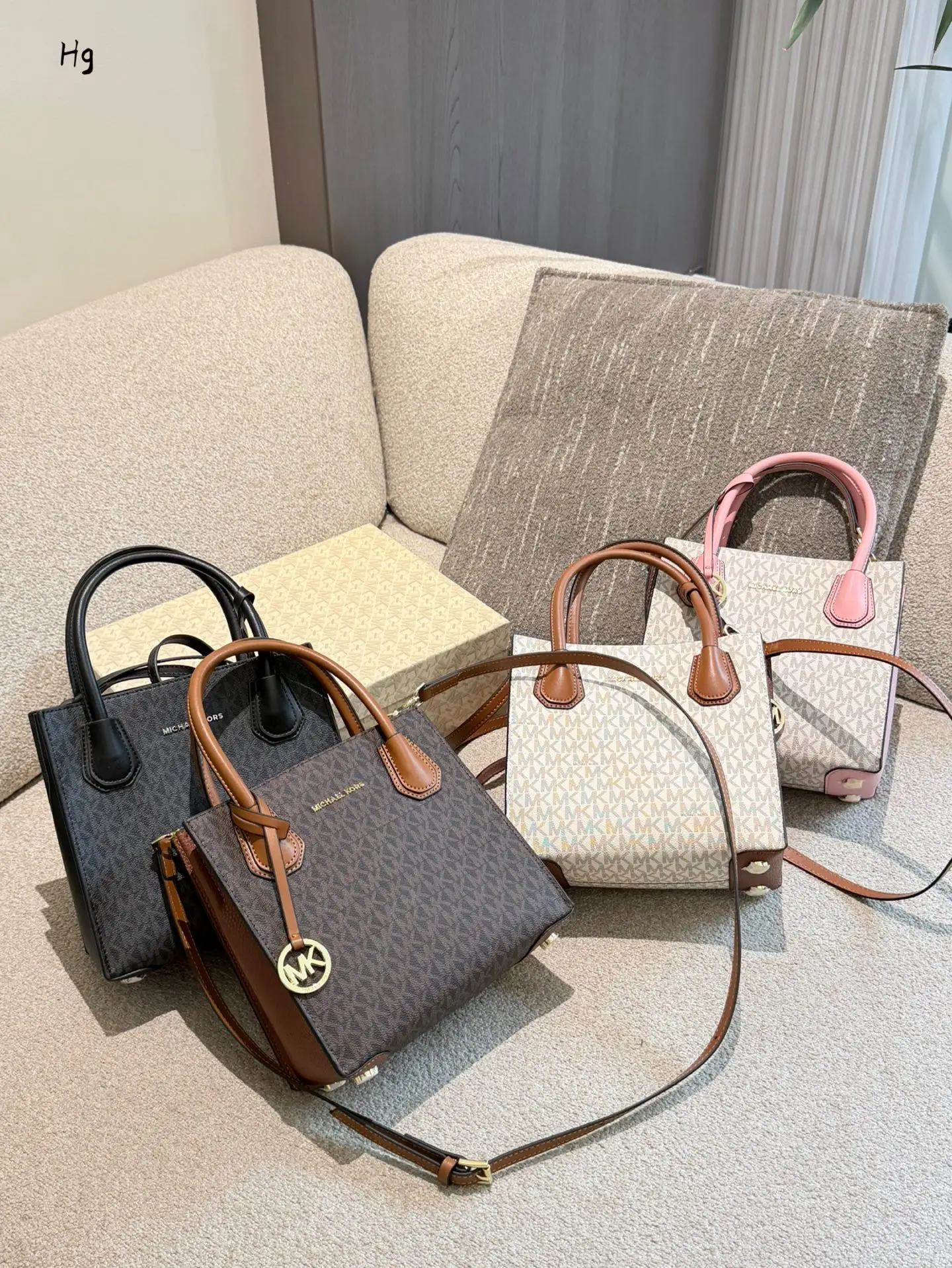 MK Mercer Monogram Canvas Top-Handle Bag D28011088