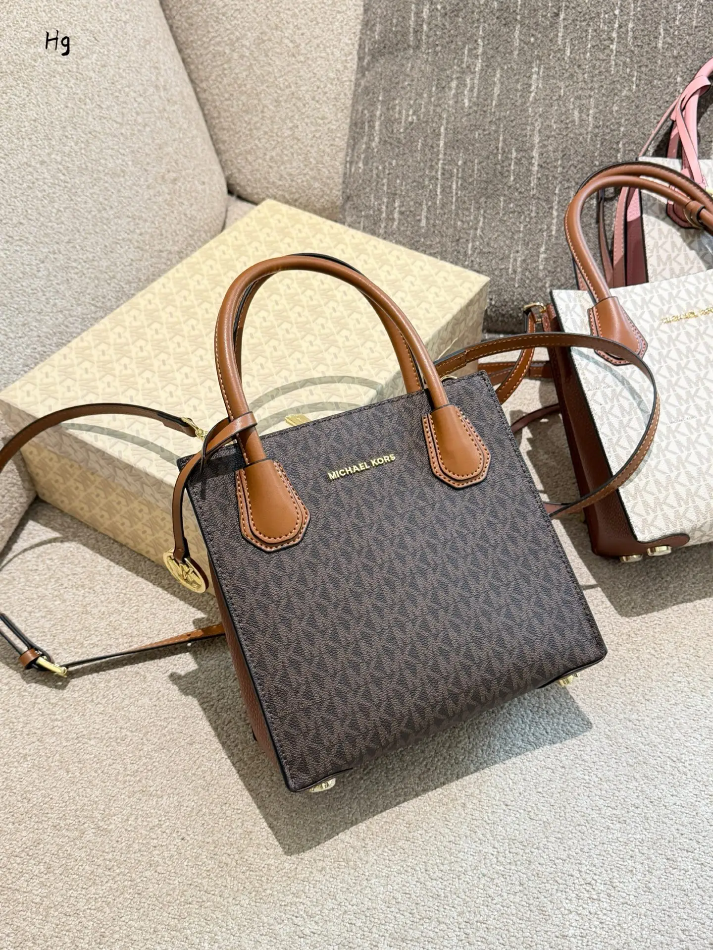 MK Mercer Monogram Canvas Top-Handle Bag D28011088 — view 3