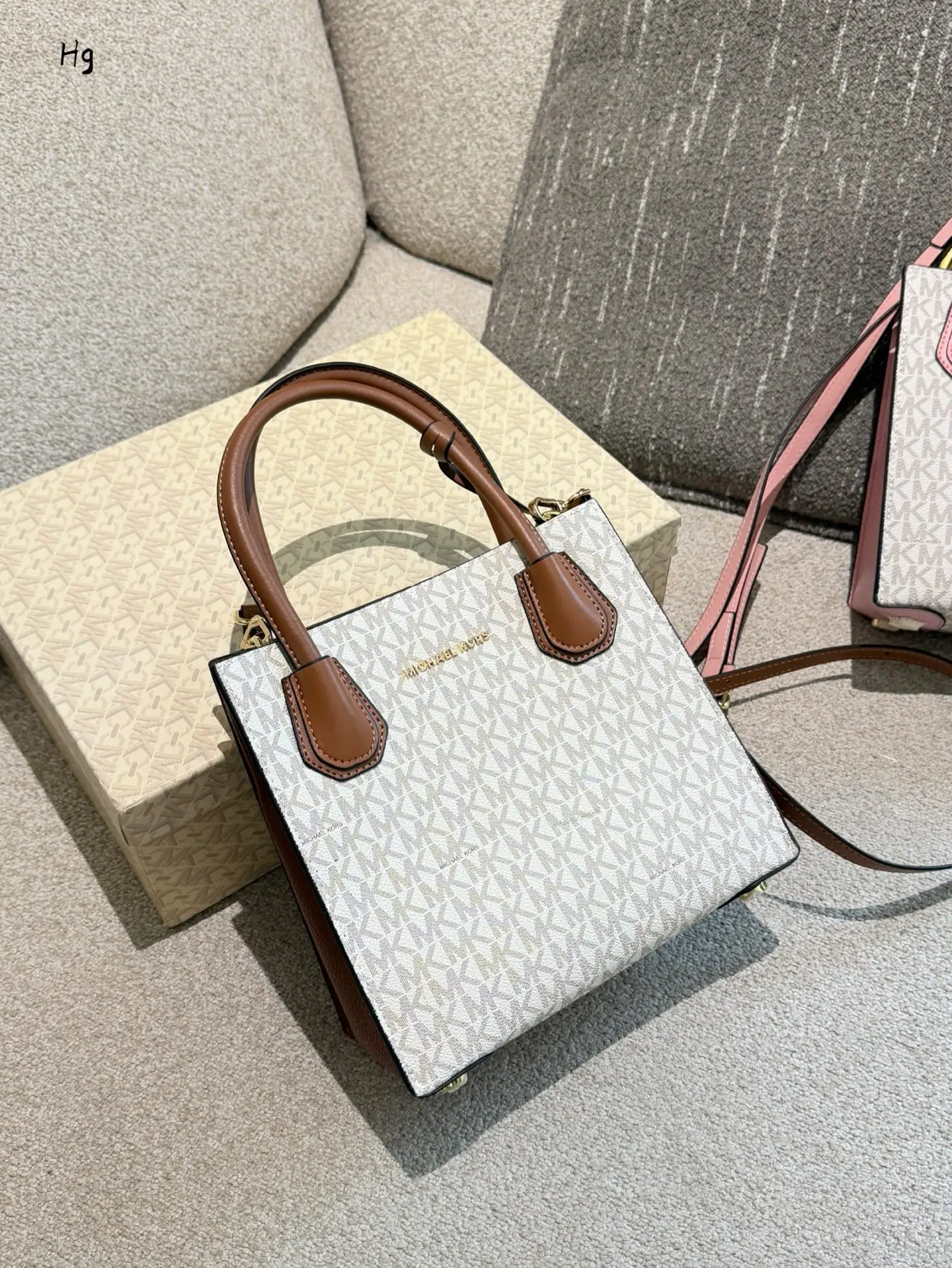 MK Mercer Monogram Canvas Top-Handle Bag D28011088 — view 4