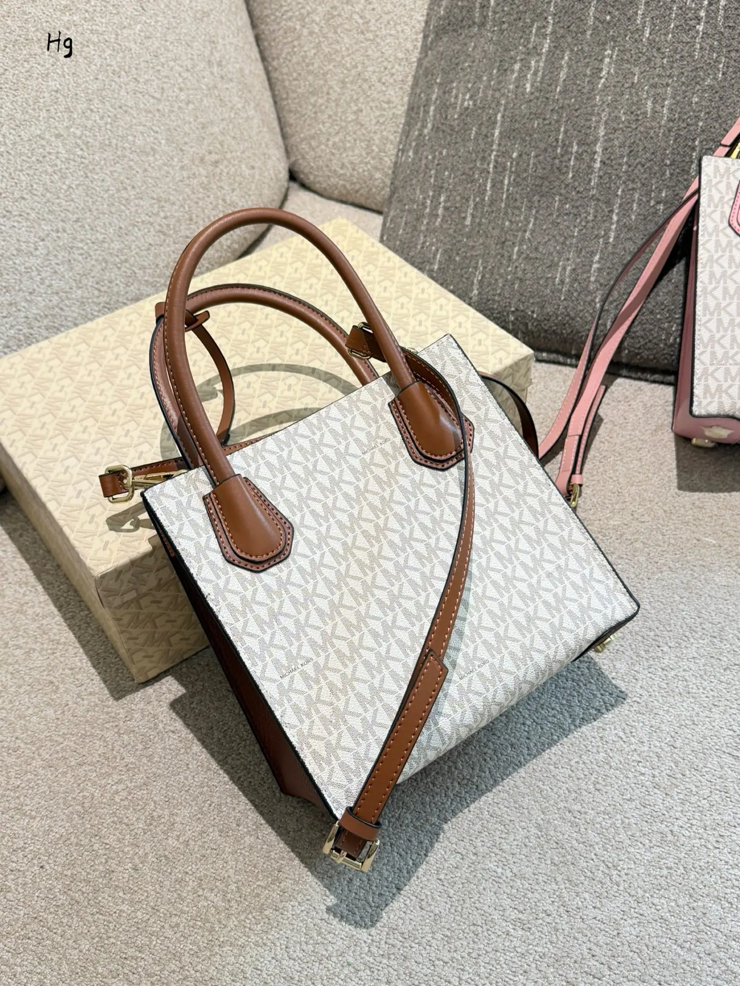 MK Mercer Monogram Canvas Top-Handle Bag D28011088 — view 7