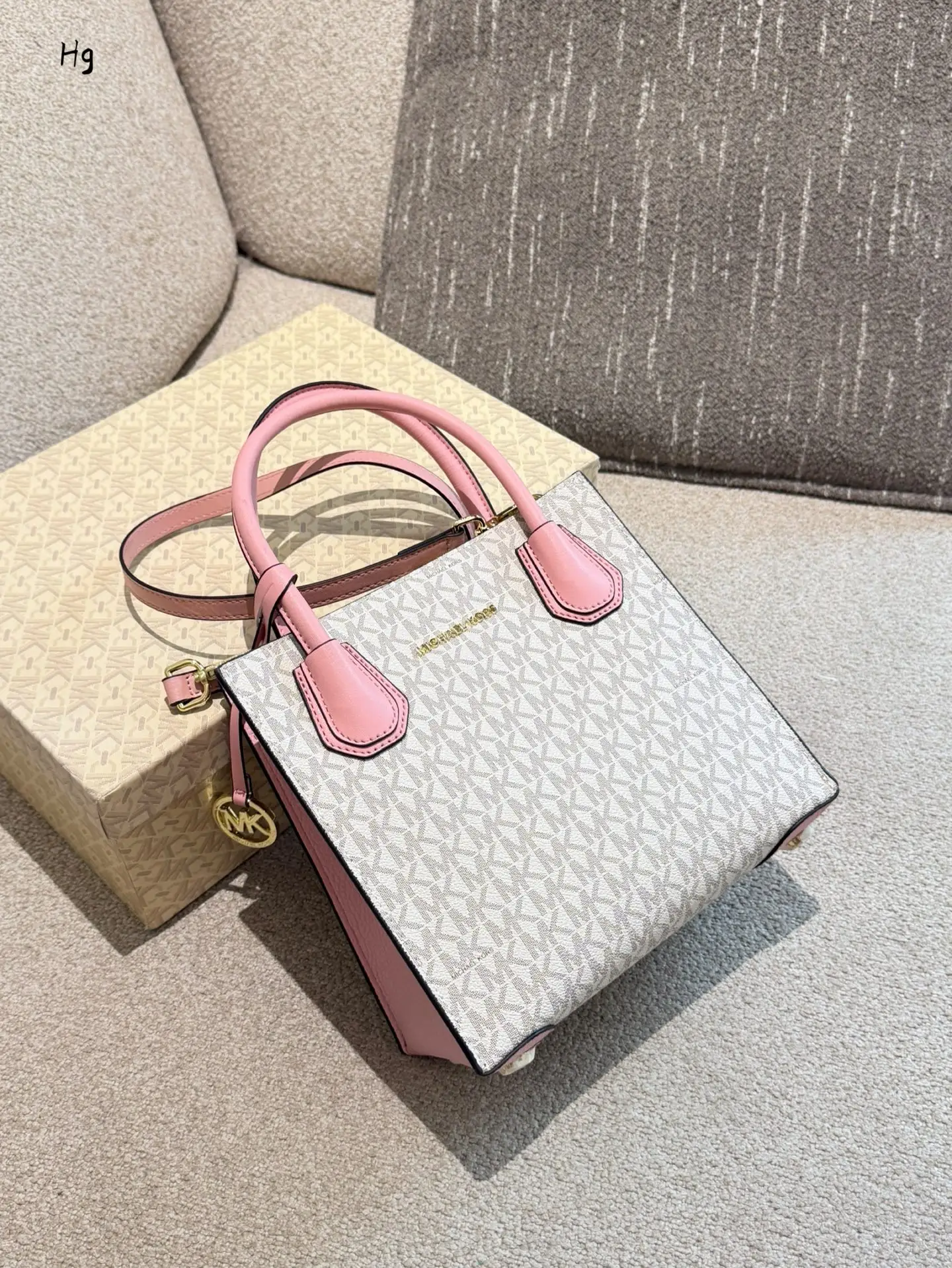 MK Mercer Monogram Canvas Top-Handle Bag D28011088 — view 8