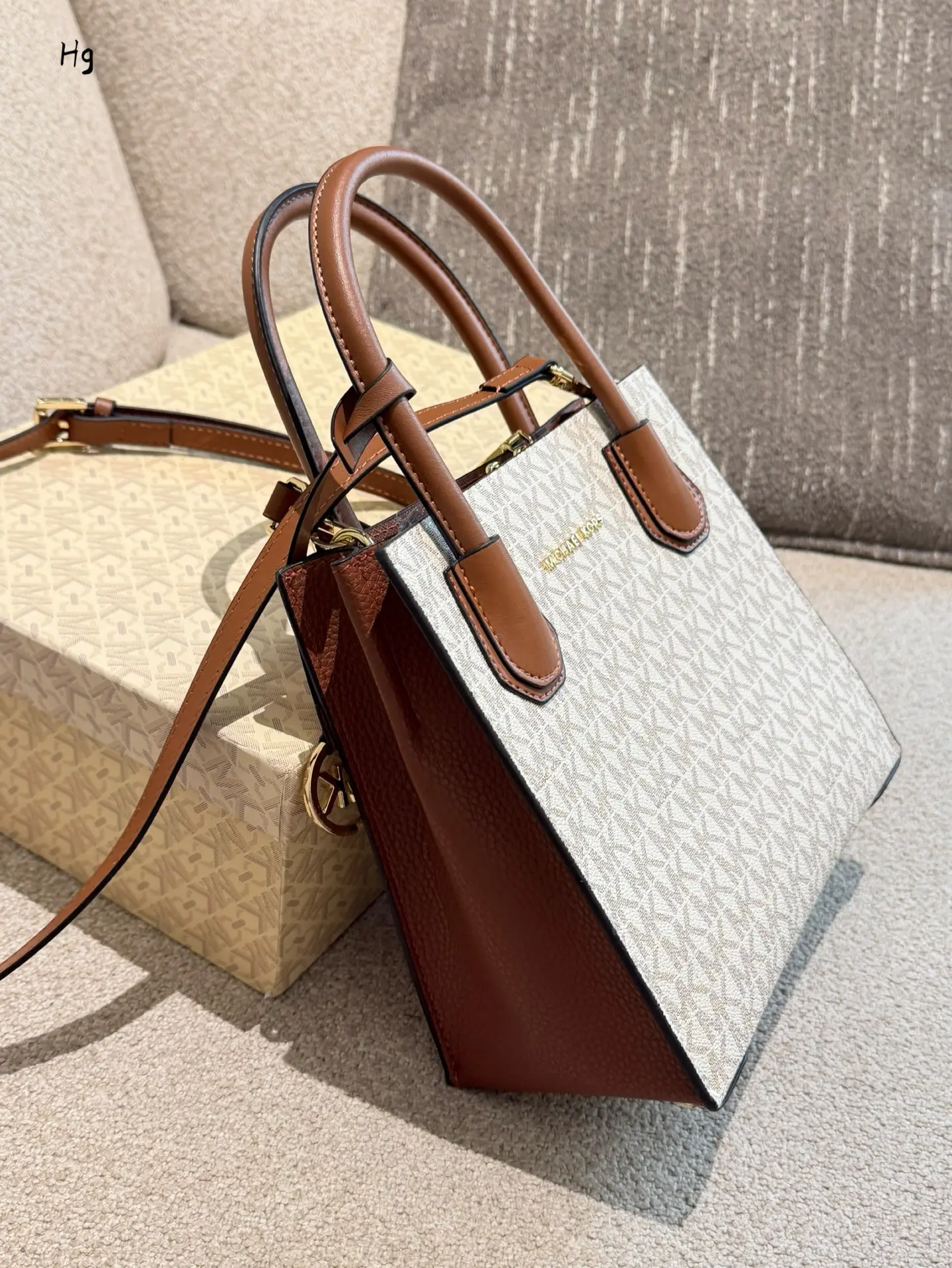 MK Mercer Monogram Canvas Top-Handle Bag D28011088 — view 9