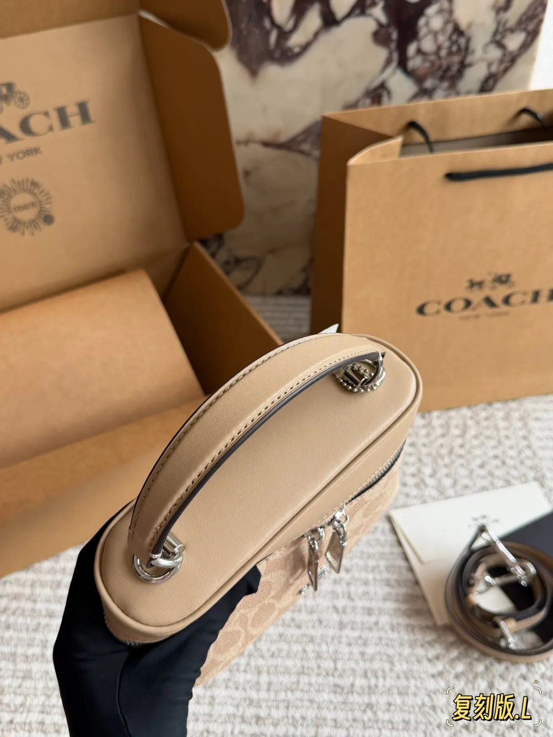 Coach Rainer Signature Canvas Top-Handle Bag D28511043 — view 2
