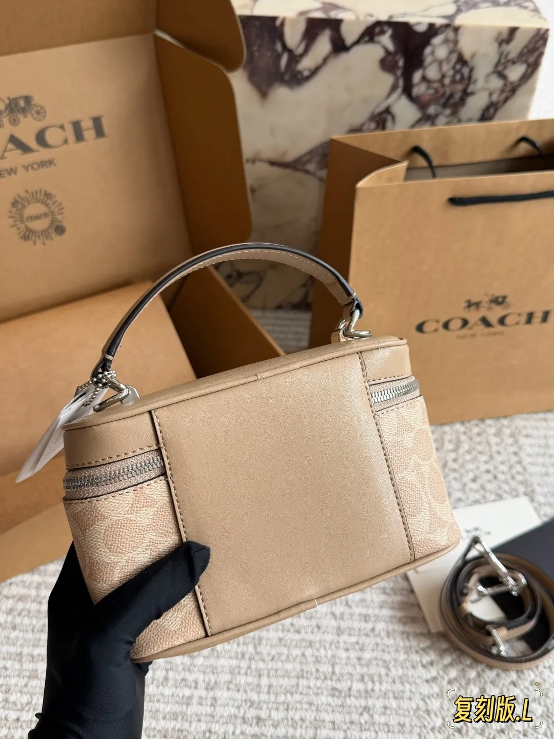 Coach Rainer Signature Canvas Top-Handle Bag D28511043 — view 6