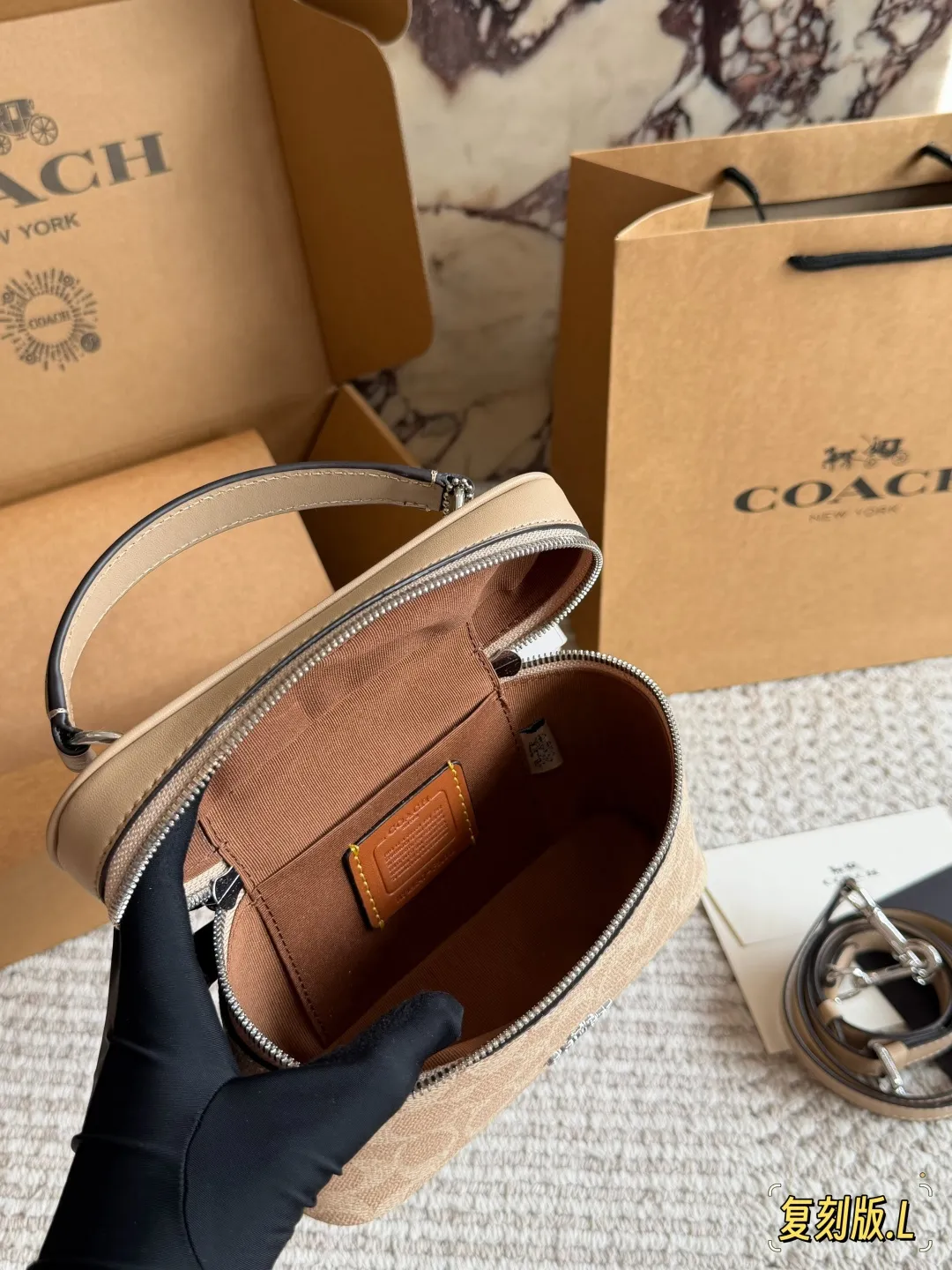 Coach Rainer Signature Canvas Top-Handle Bag D28511043 — view 8