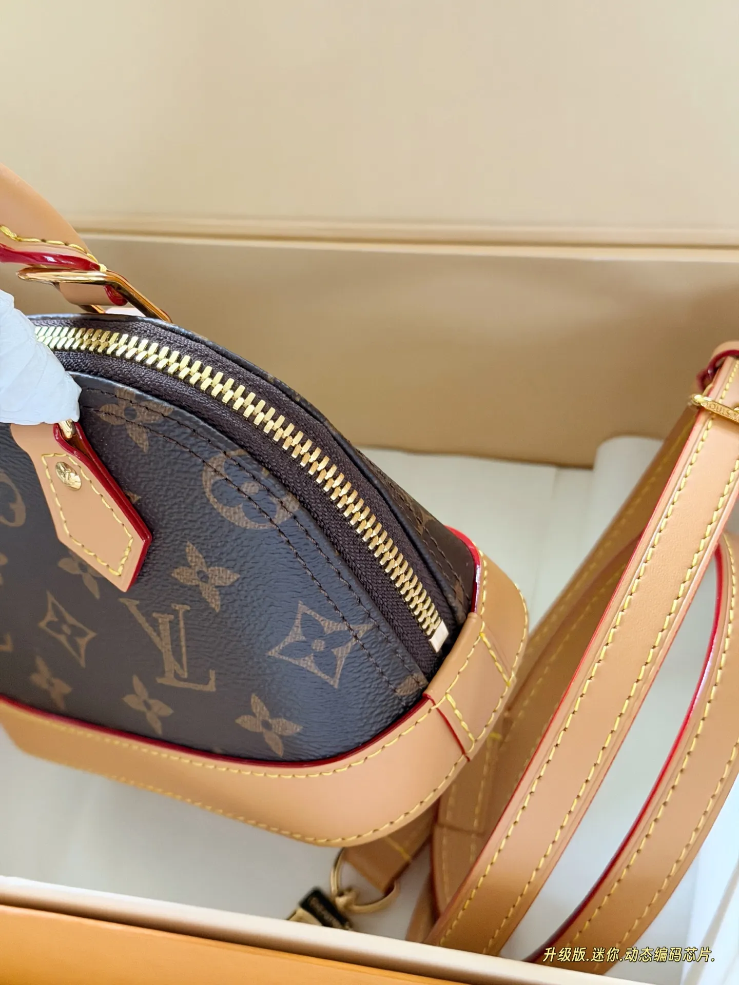 Louis Vuitton Alma Nano Monogram Crossbody Bag D35011105 — view 6