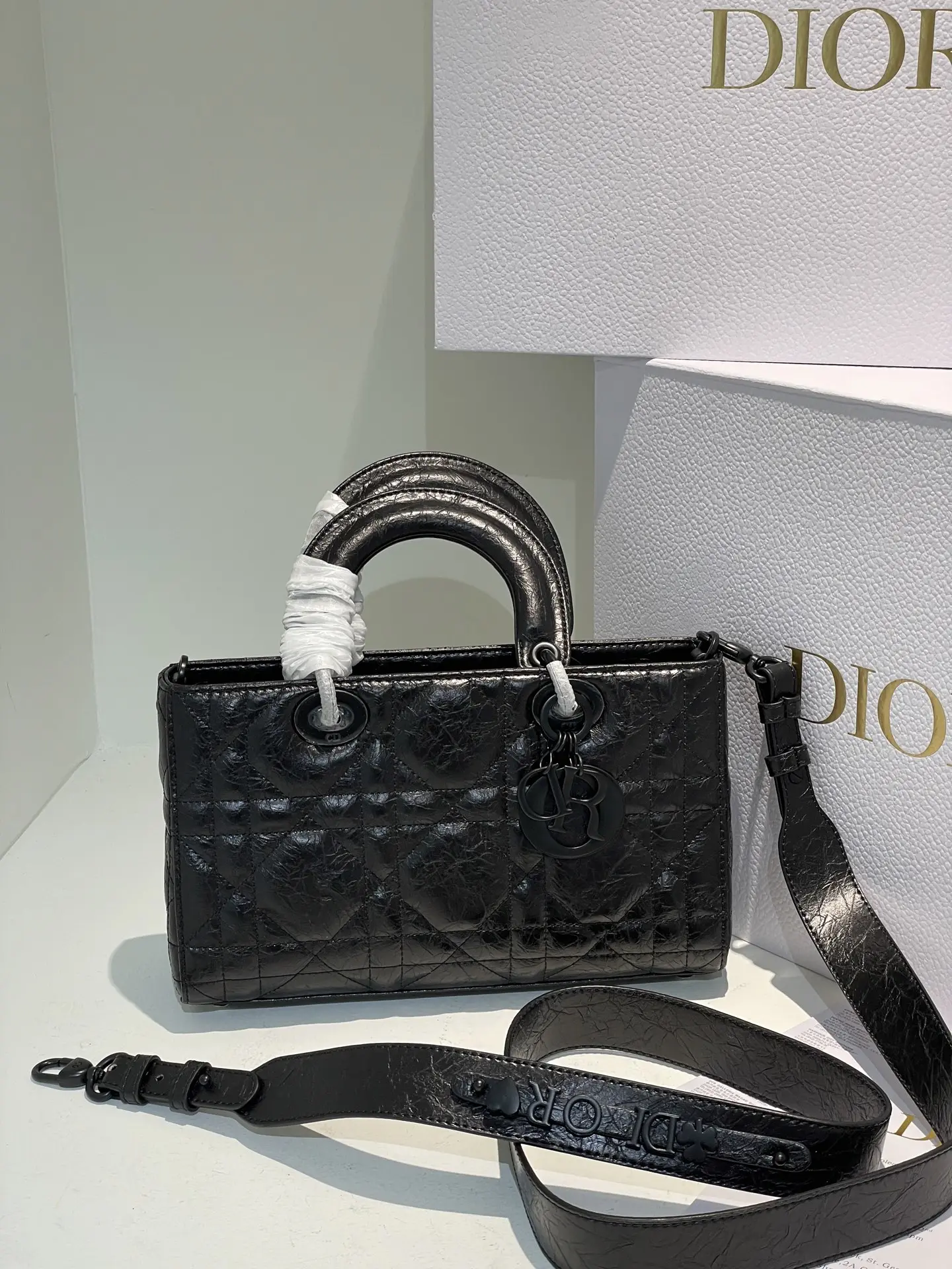 Lady D-Sire My ABCDior Quilted Leather Bag D56011114 — view 10