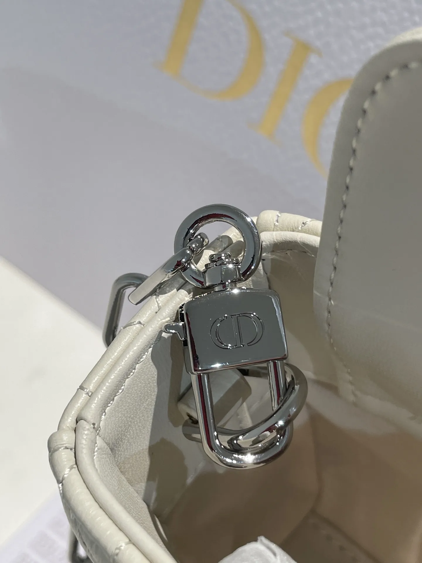 Dior D-Joy Quilted Top-Handle Bag D54011035 — view 4