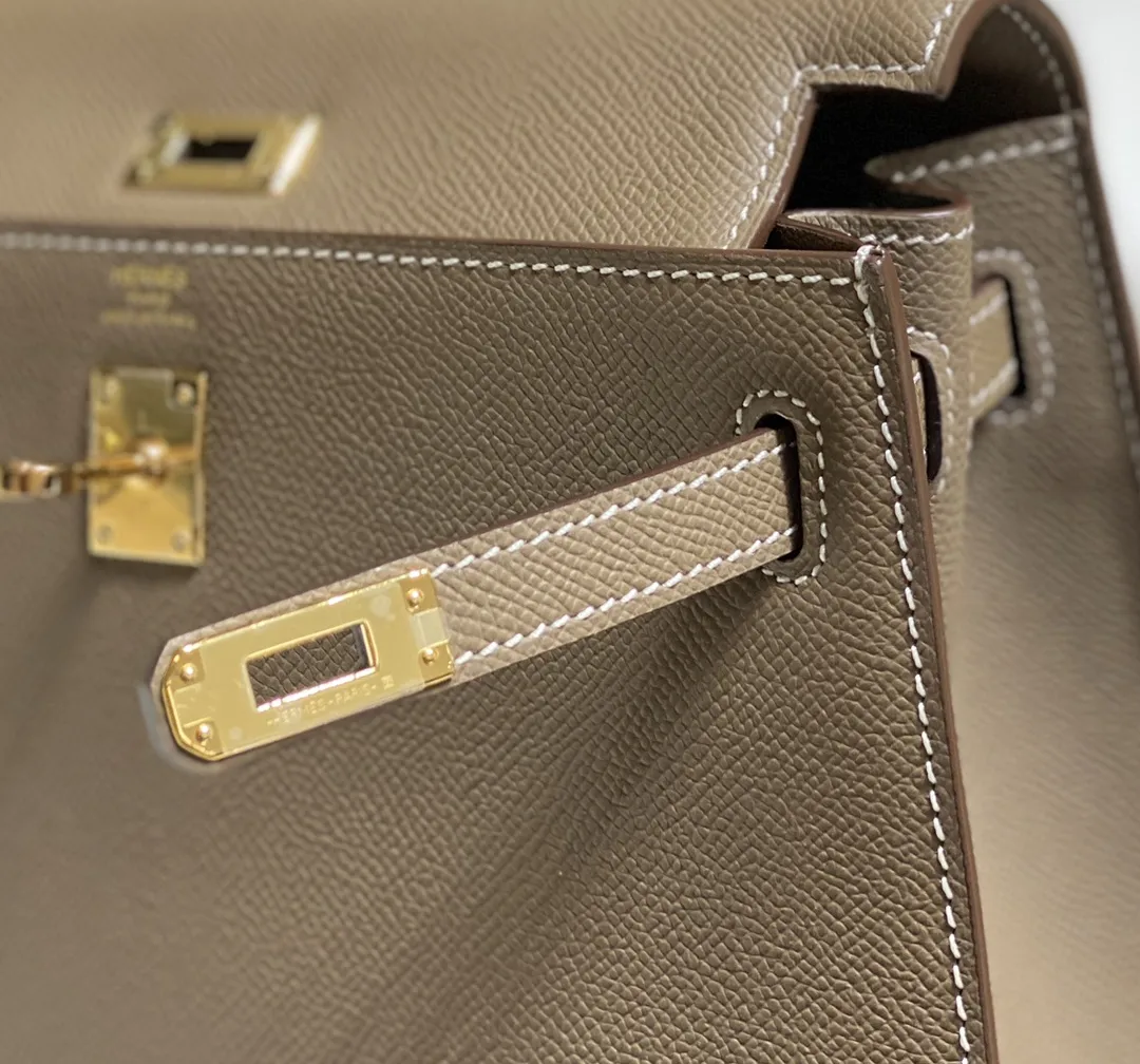 Hermès Kelly Epsom Leather Top-Handle Bag D38011121 — view 5