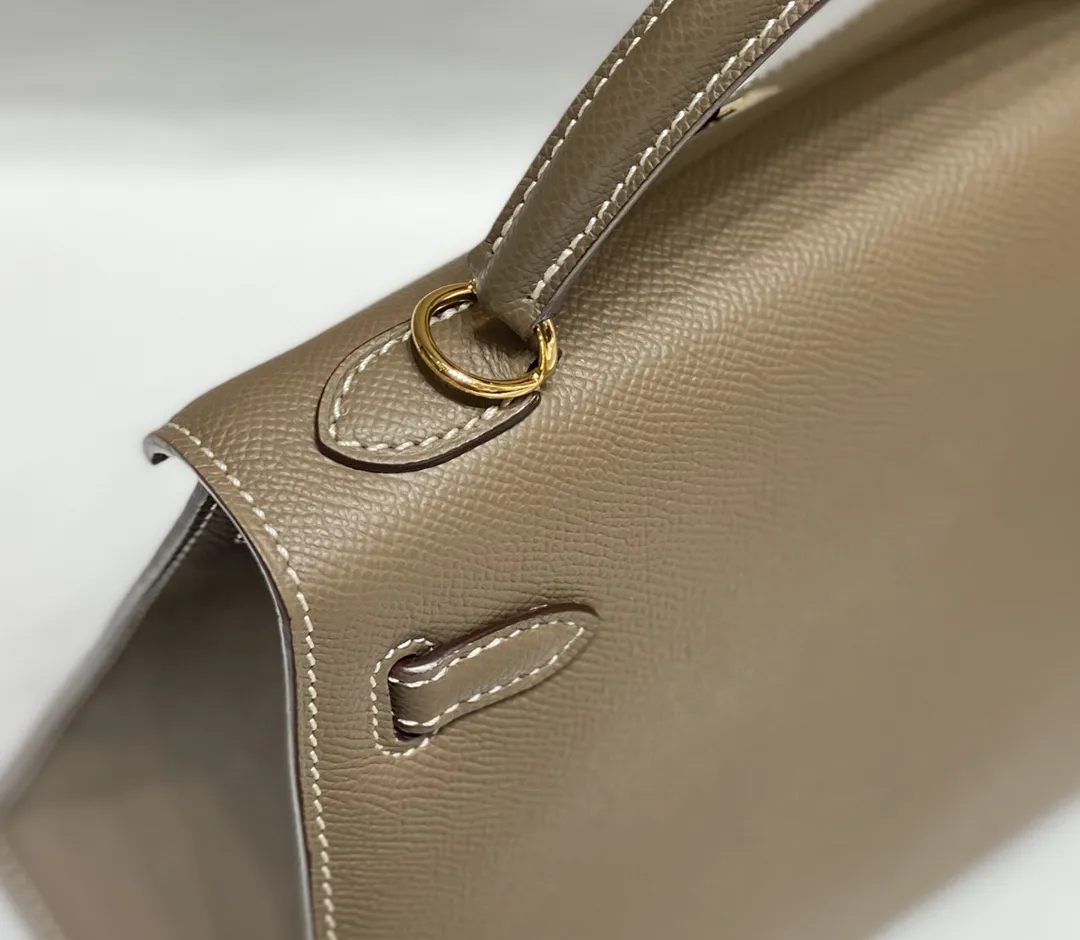Hermès Kelly Epsom Leather Top-Handle Bag D38011121 — view 7