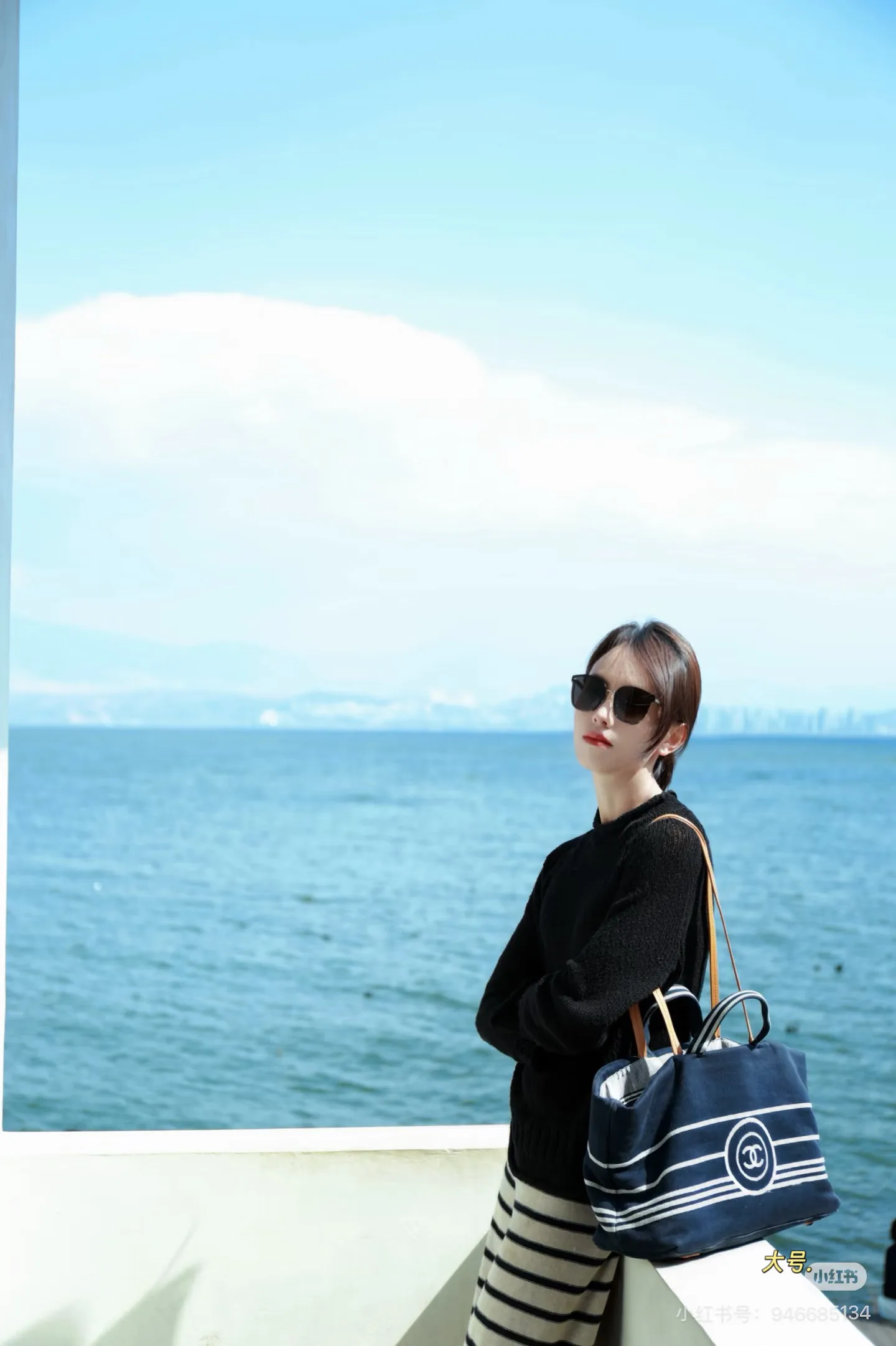 Chanel Canvas Beach Tote Bag D36511133 — view 4