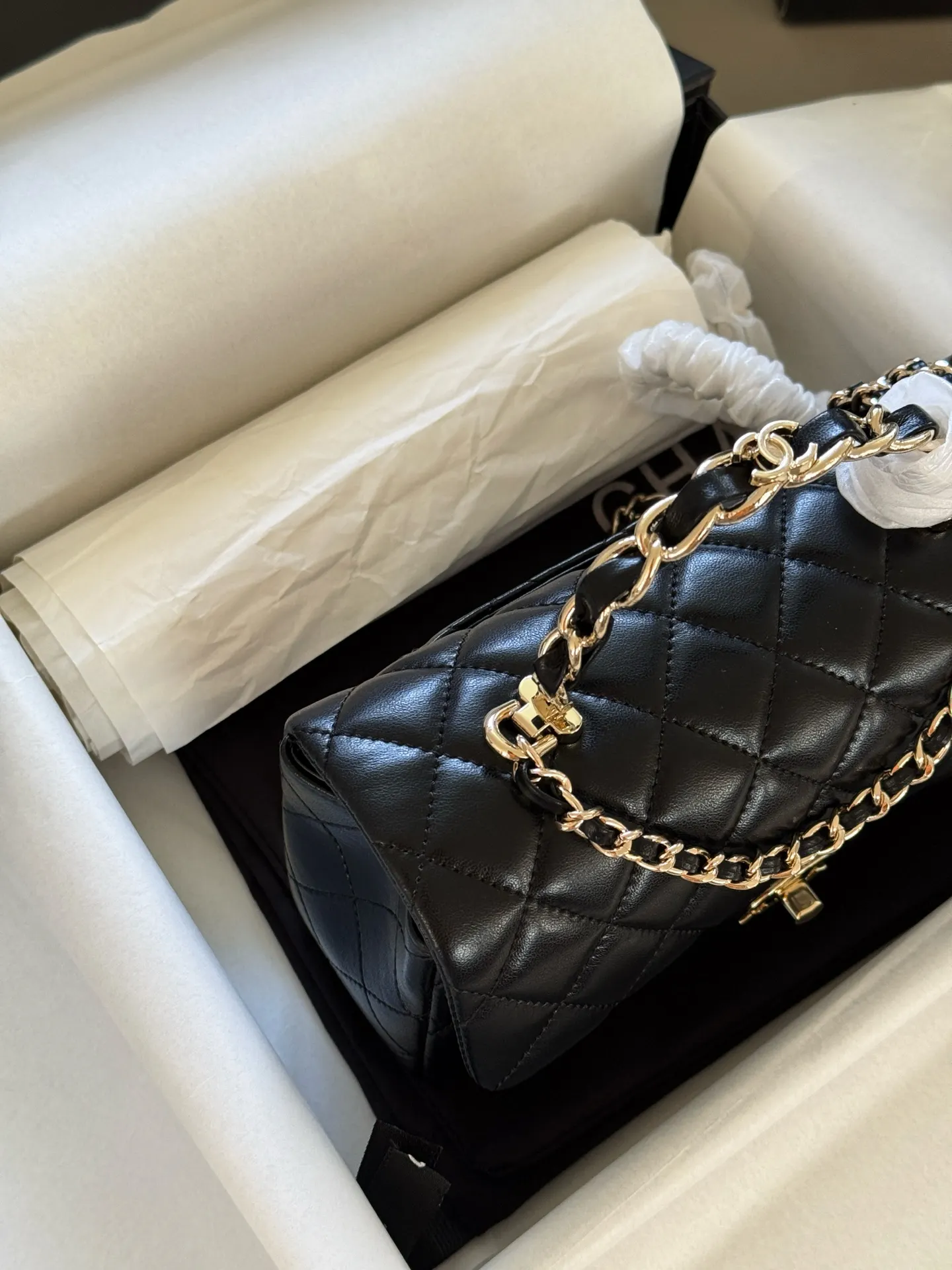 Chanel CF Quilted Lambskin Top-Handle Bag D29511143 — view 4
