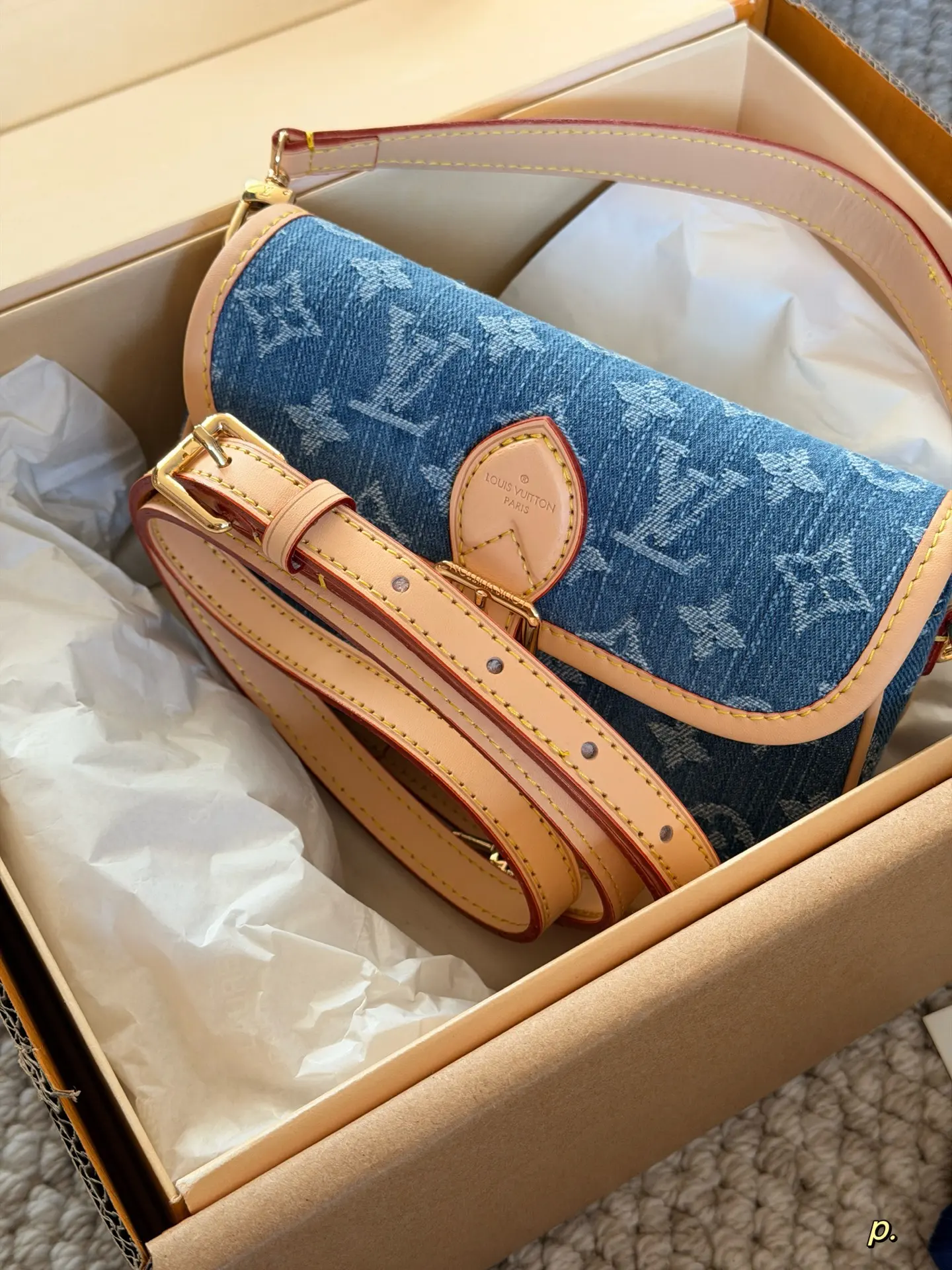 Louis Vuitton Diane Nano Denim Baguette Bag D29011147 — view 8