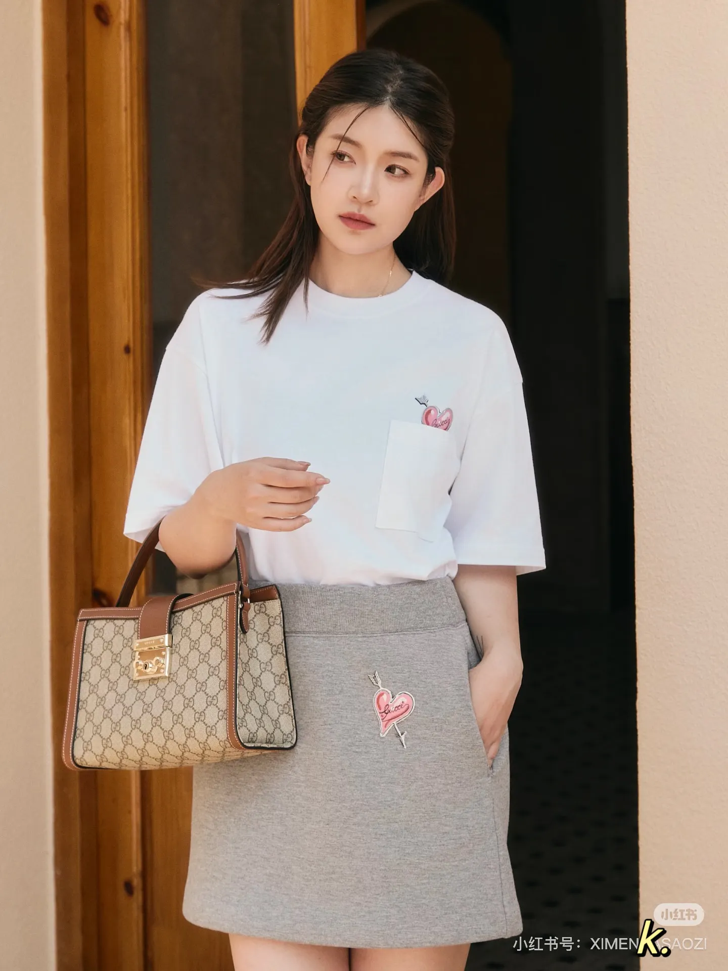 Gucci Padlock GG Supreme Top-Handle Bag D35511020 — view 2