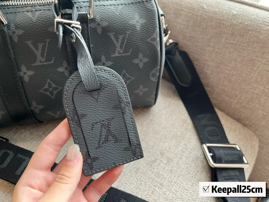 Keepall 25 Monogram Eclipse Crossbody Bag D34011151 — view 4
