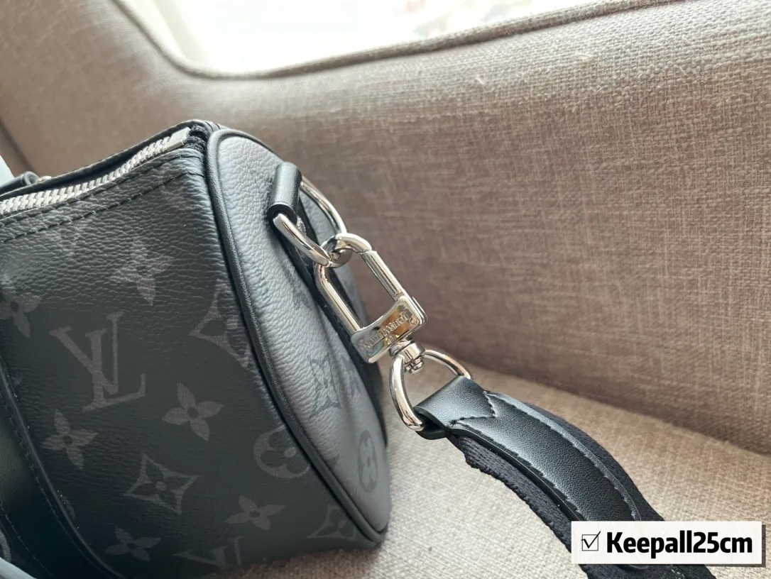 Keepall 25 Monogram Eclipse Crossbody Bag D34011151 — view 6