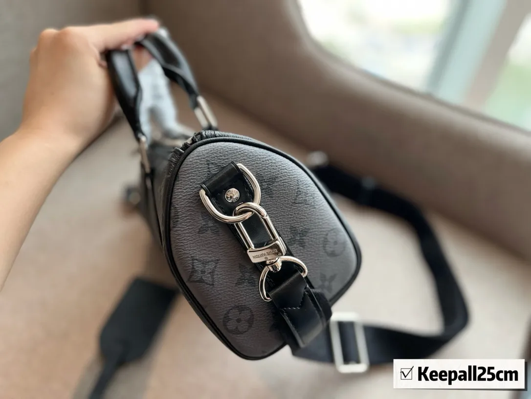 Keepall 25 Monogram Eclipse Crossbody Bag D34011151 — view 7