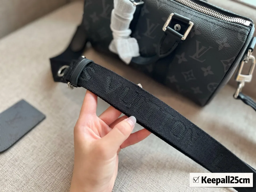 Keepall 25 Monogram Eclipse Crossbody Bag D34011151 — view 8