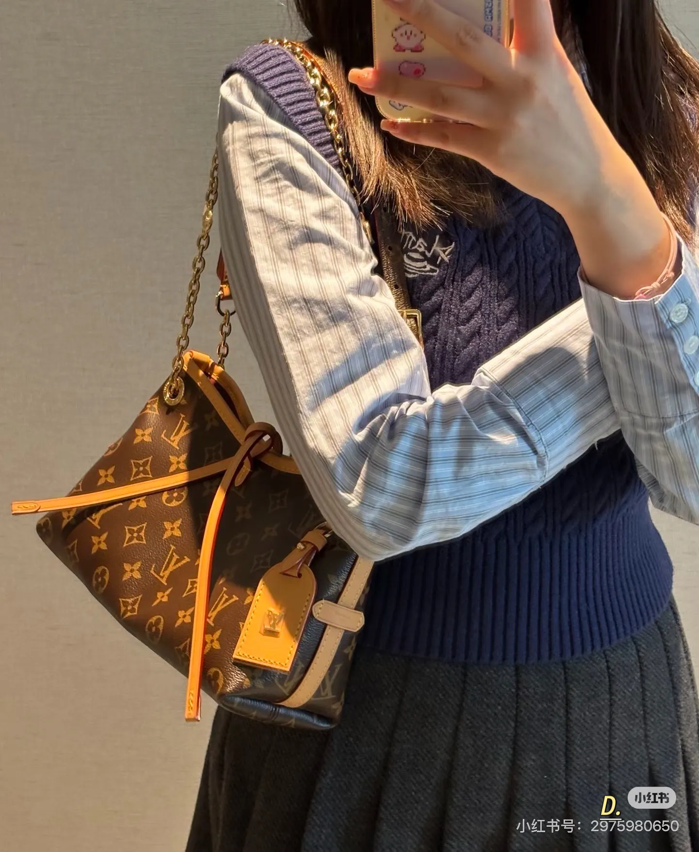 Louis Vuitton Carryall BB Shoulder Bag D35011152 — view 3