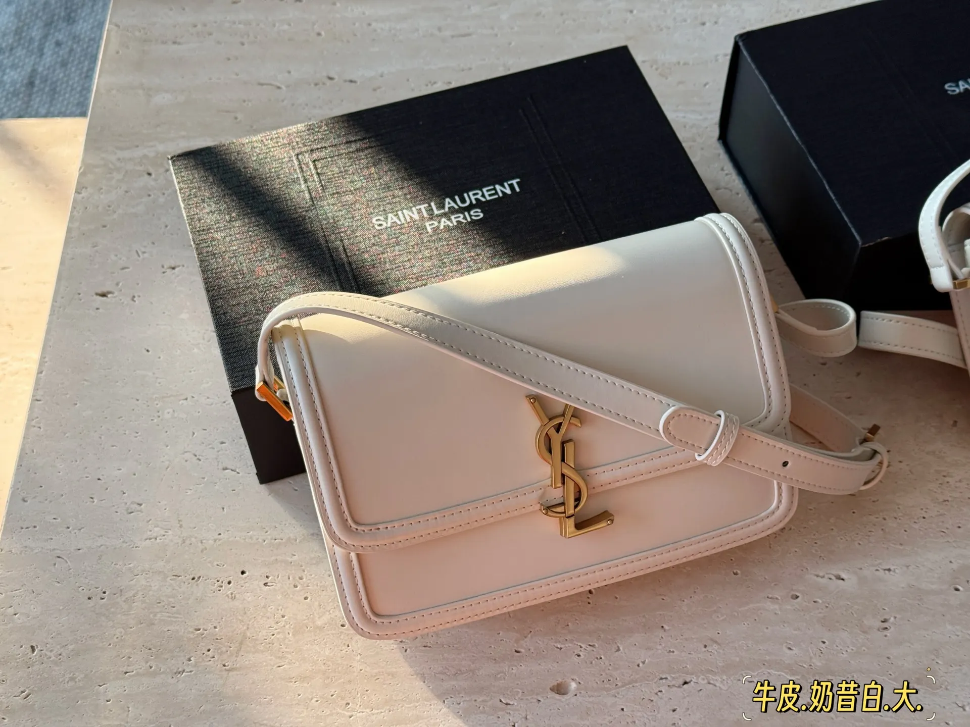 Saint Laurent Solferino Box Leather Shoulder Bag D29011157 — view 2
